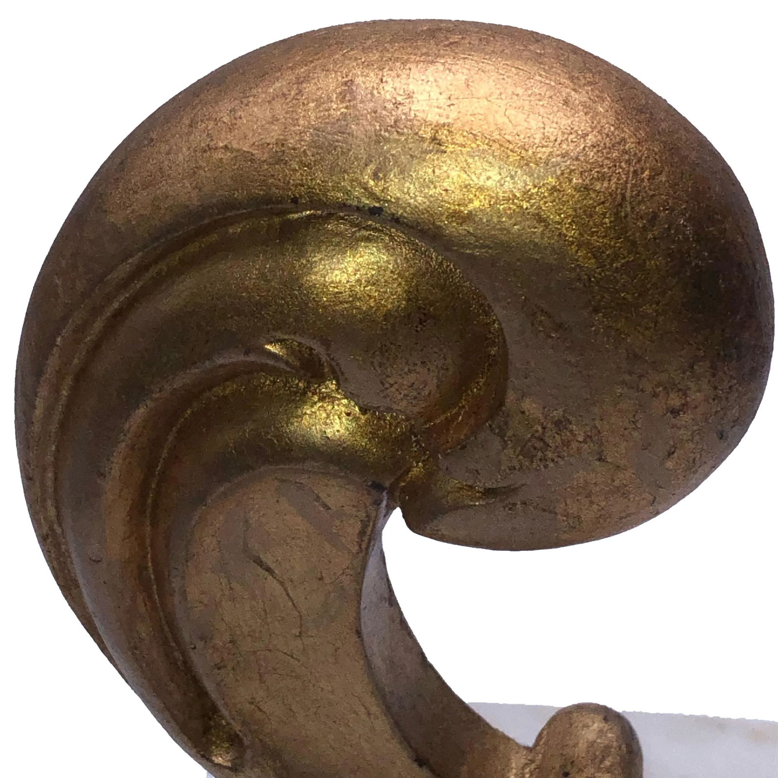 Vintage French Swirl Design Architectural Fragment - 2