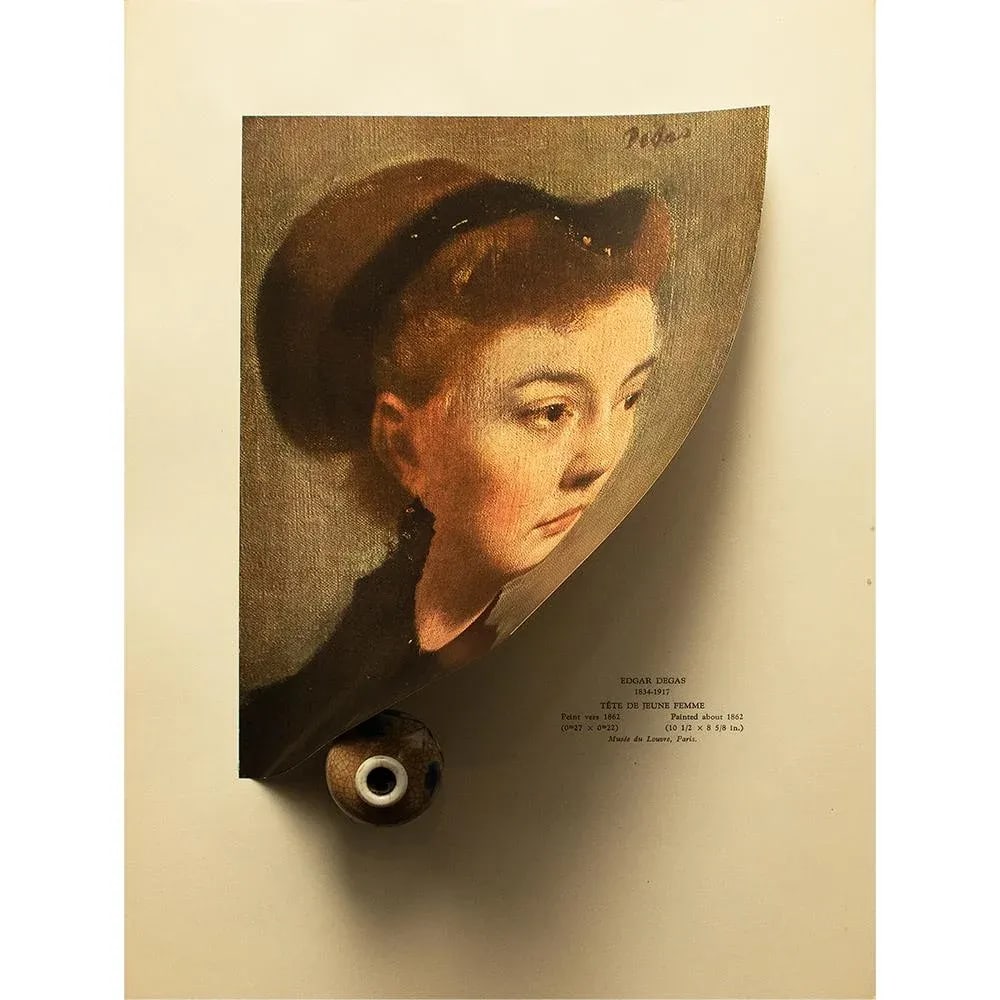 1940s After Edgar Degas "Head of a Young Woman" First Edition Swiss Full-Color Print - 3