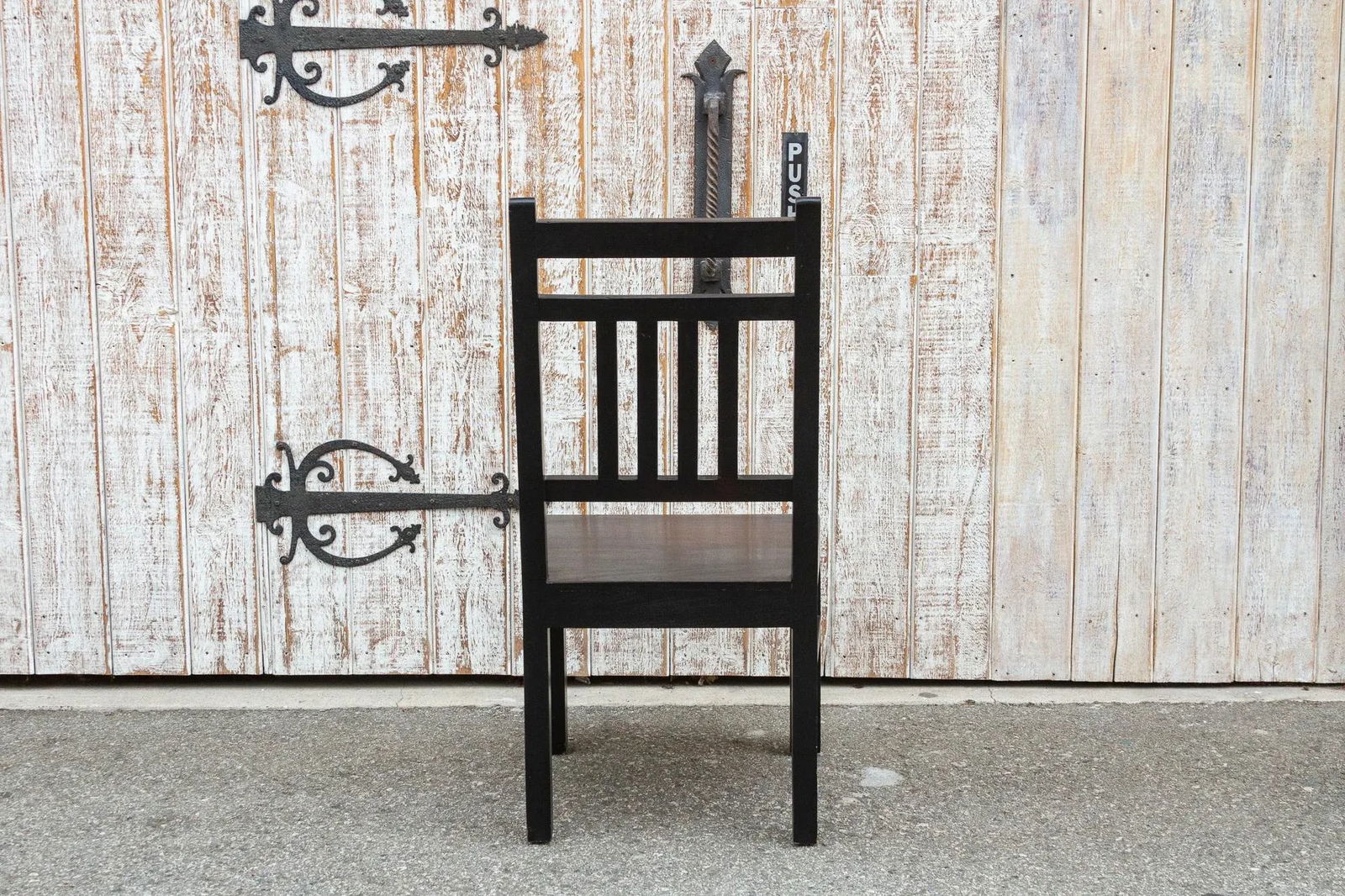Rustic Solid Teak Colonial Chair - 8