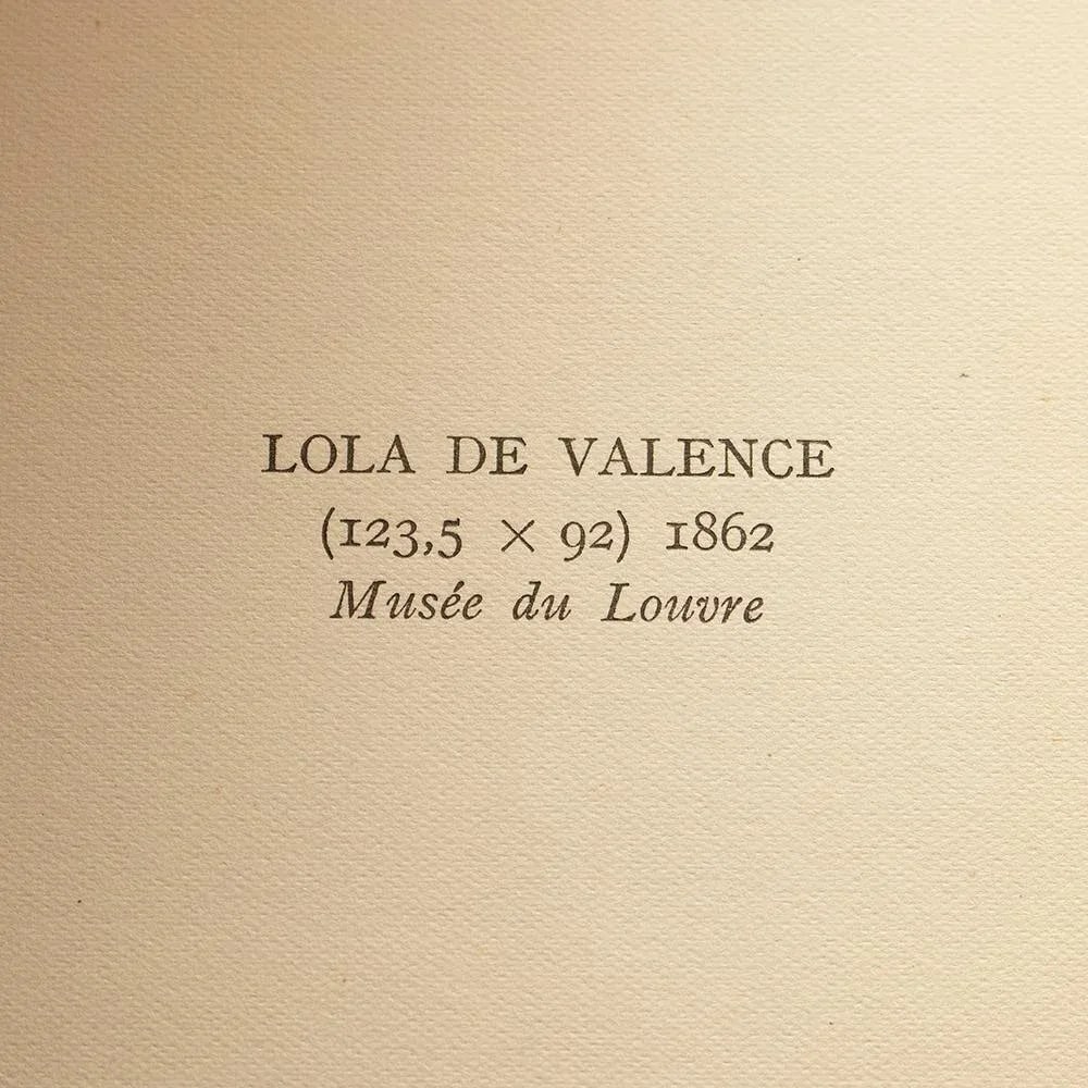 1949 After Edouard Manet "Lola De Valence" First Edition Parisian Full-Color Print - 4