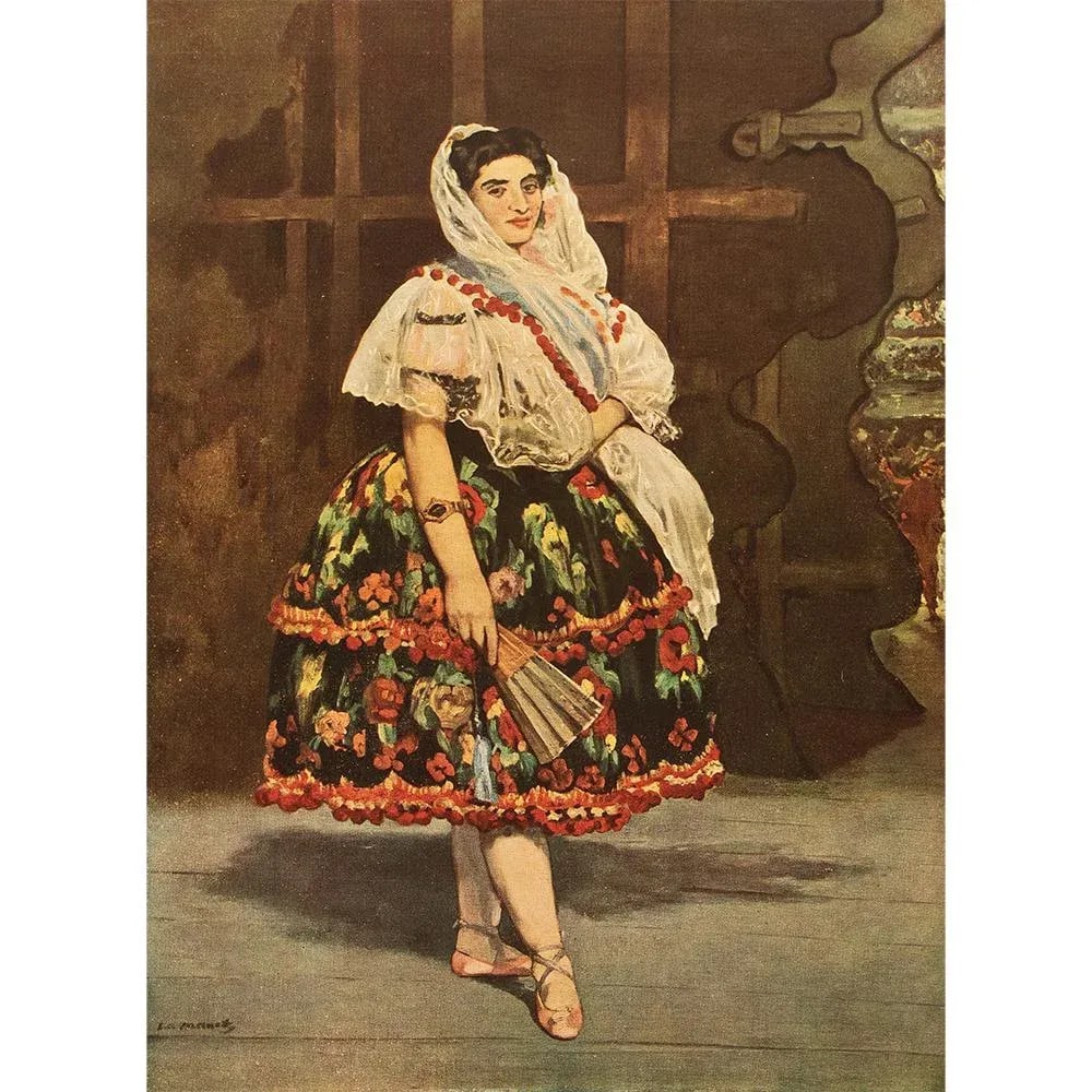 1949 After Edouard Manet "Lola De Valence" First Edition Parisian Full-Color Print - 8