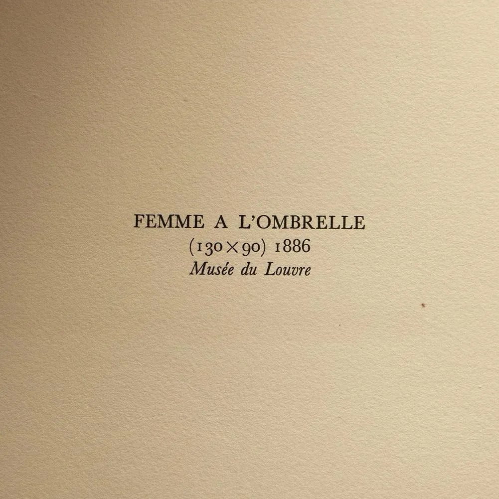 1950 After Claude Monet "Woman With a Parasol" First Edition Parisian Full-Color Print - 4