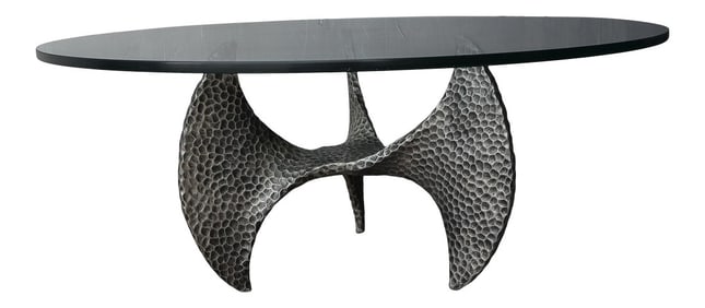 Cast Resin Propeller Table, 1970 Knut Hesterberg Style