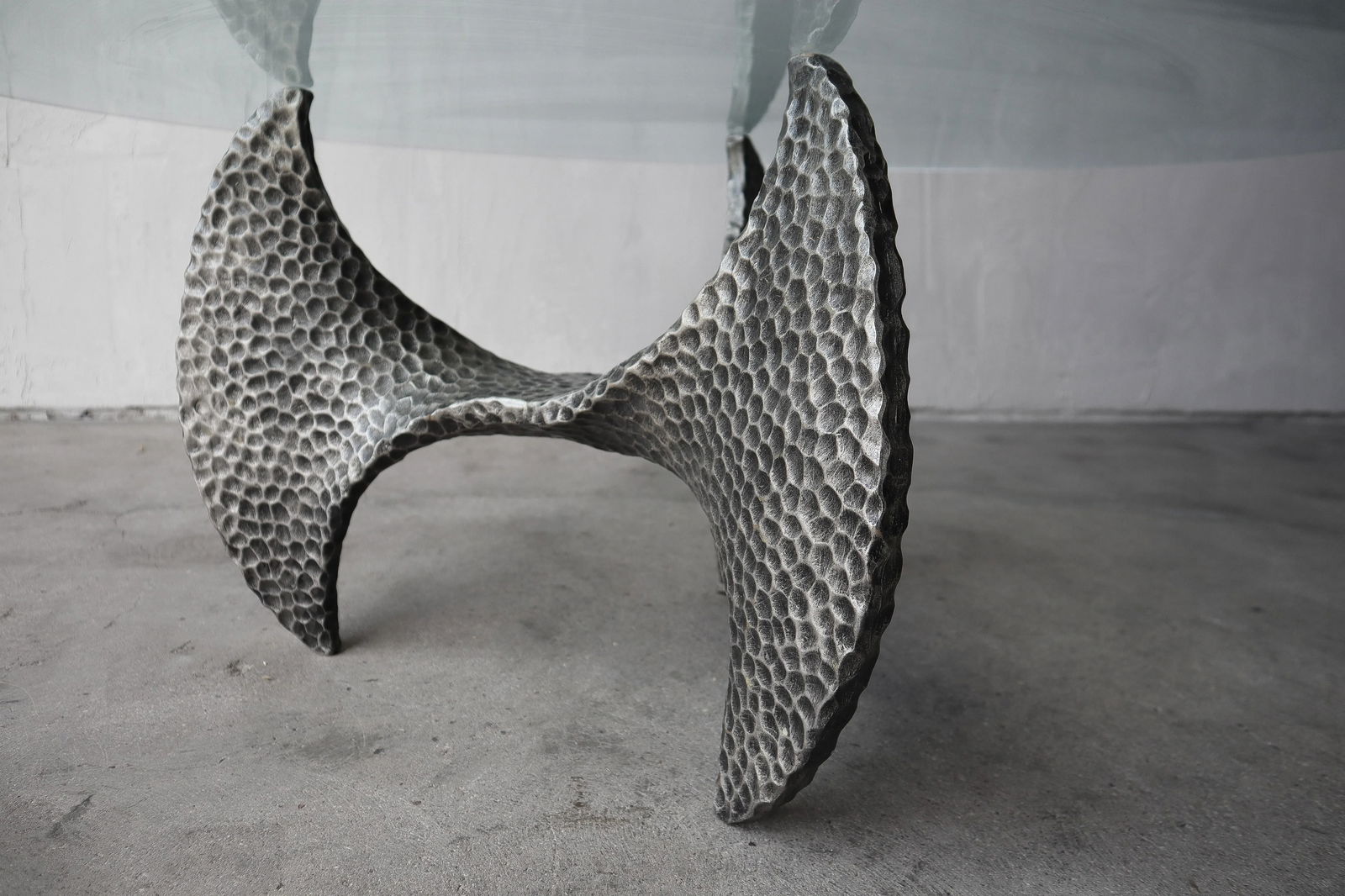 Cast Resin Propeller Table, 1970 Knut Hesterberg Style - 4