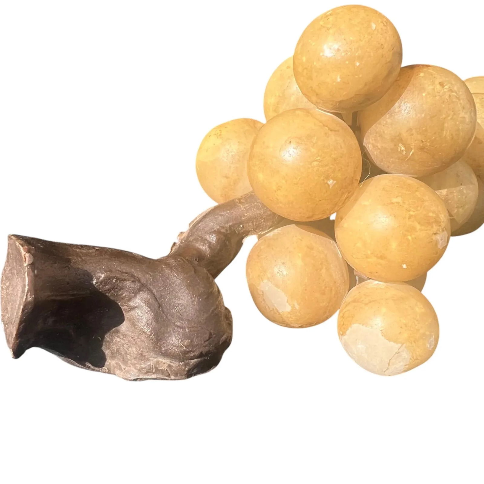 Mid-Century Italian Alabaster Grape Cluster - 8