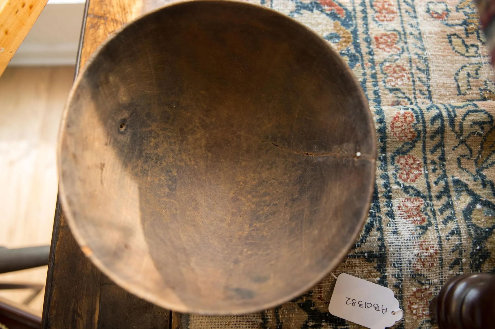Vintage African Wooden Bowl - 2