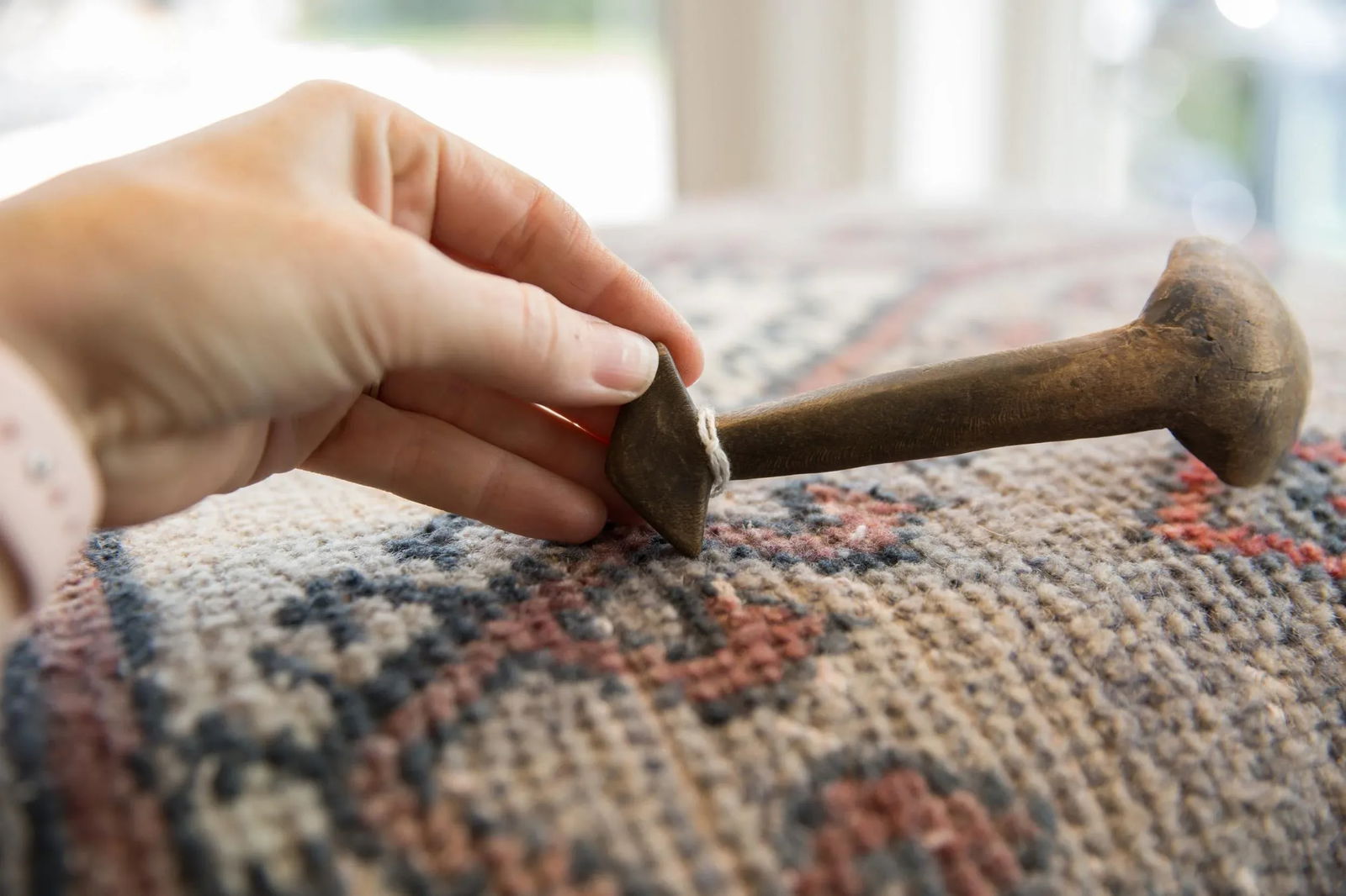 Vintage African Wooden Spoon - 2