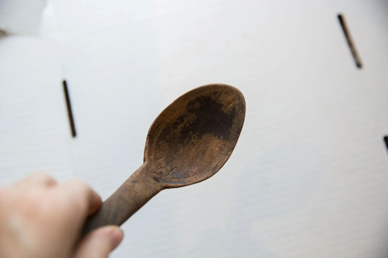 Vintage African Wooden Spoon - 5