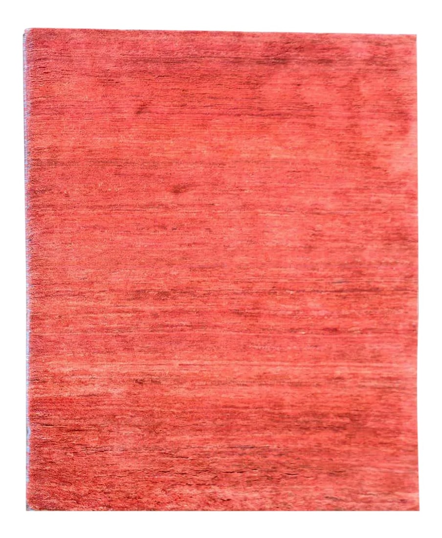 Vintage Mid Century Gabbeh Rug: A wonderful vintage Gabbeh rug with a wonderful all-over abrash crimson field with no border. Condition: Alterations: Original Condition Unaltered Imperfections: Some Imperfections Condition Notes: We