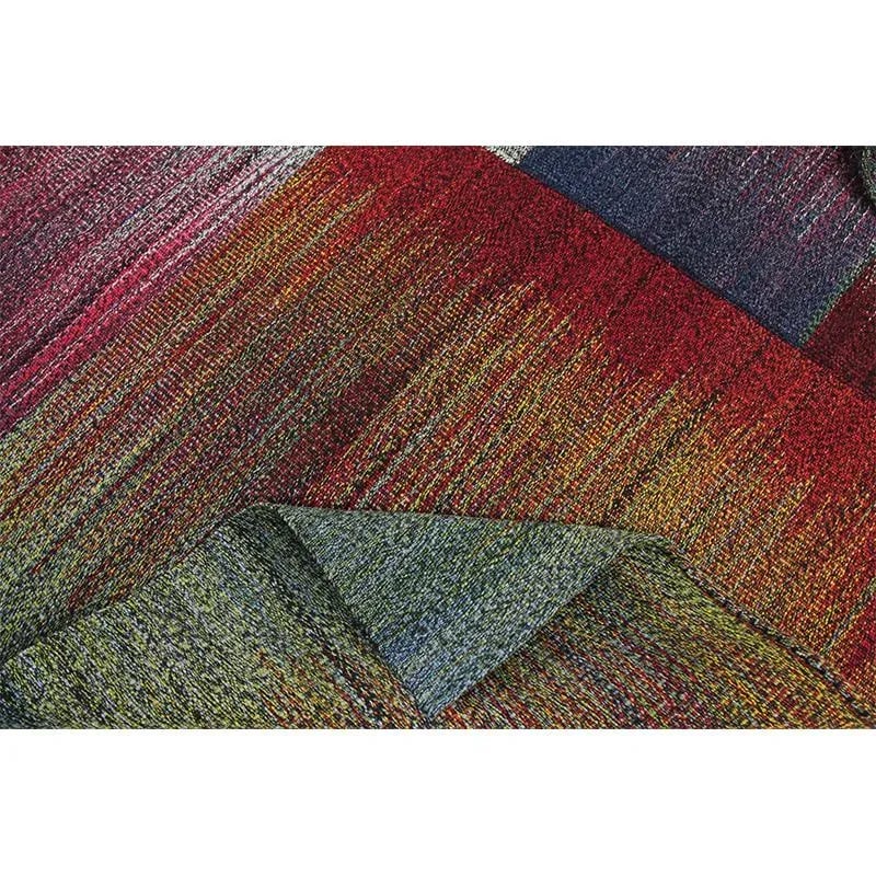 Handwoven Flatweave Scandinavian Style Persian Kilim Rug 5'1" X 6'9" - 3