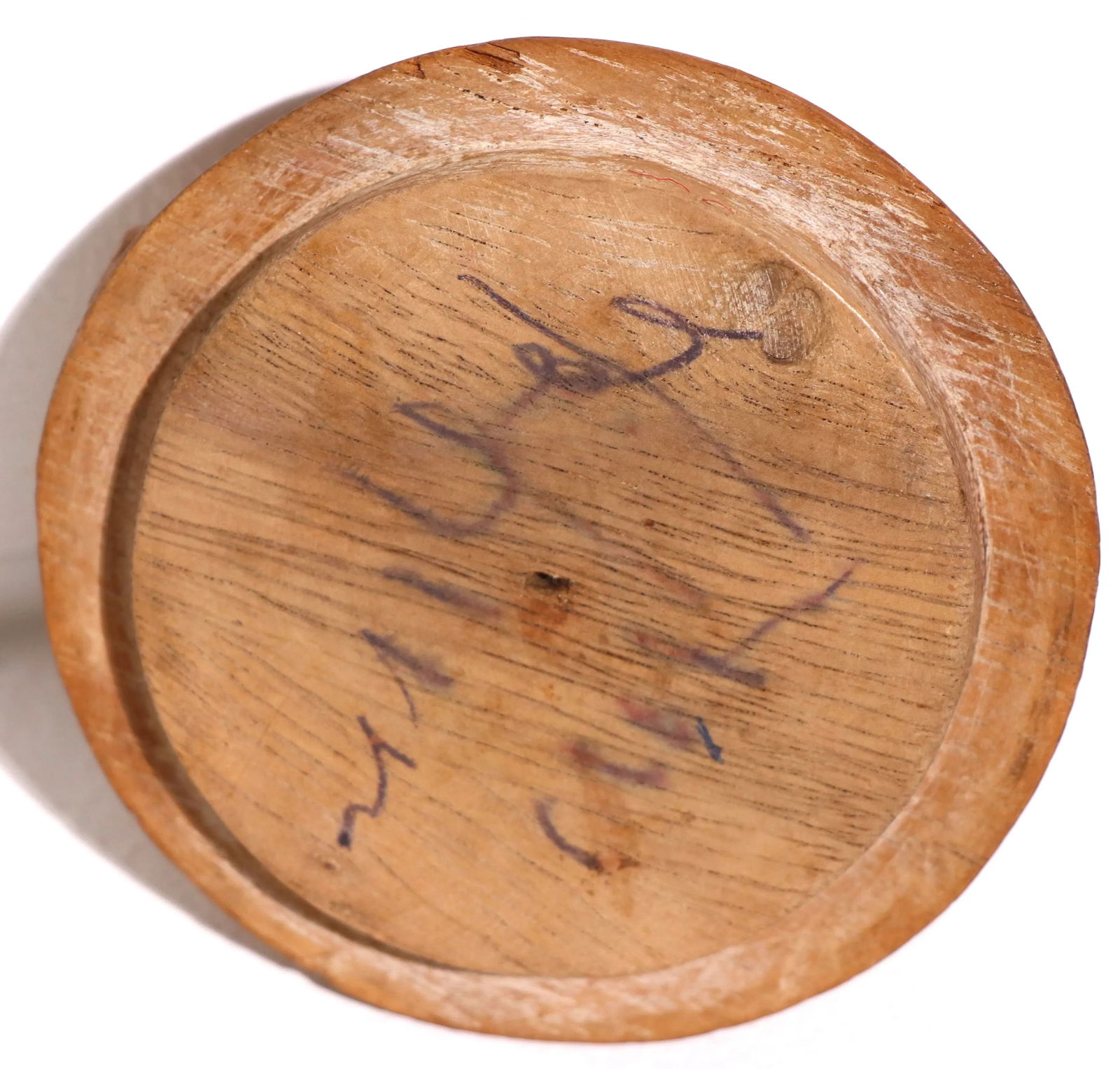 Folk Art Carved Wood Pipe Stand - 7