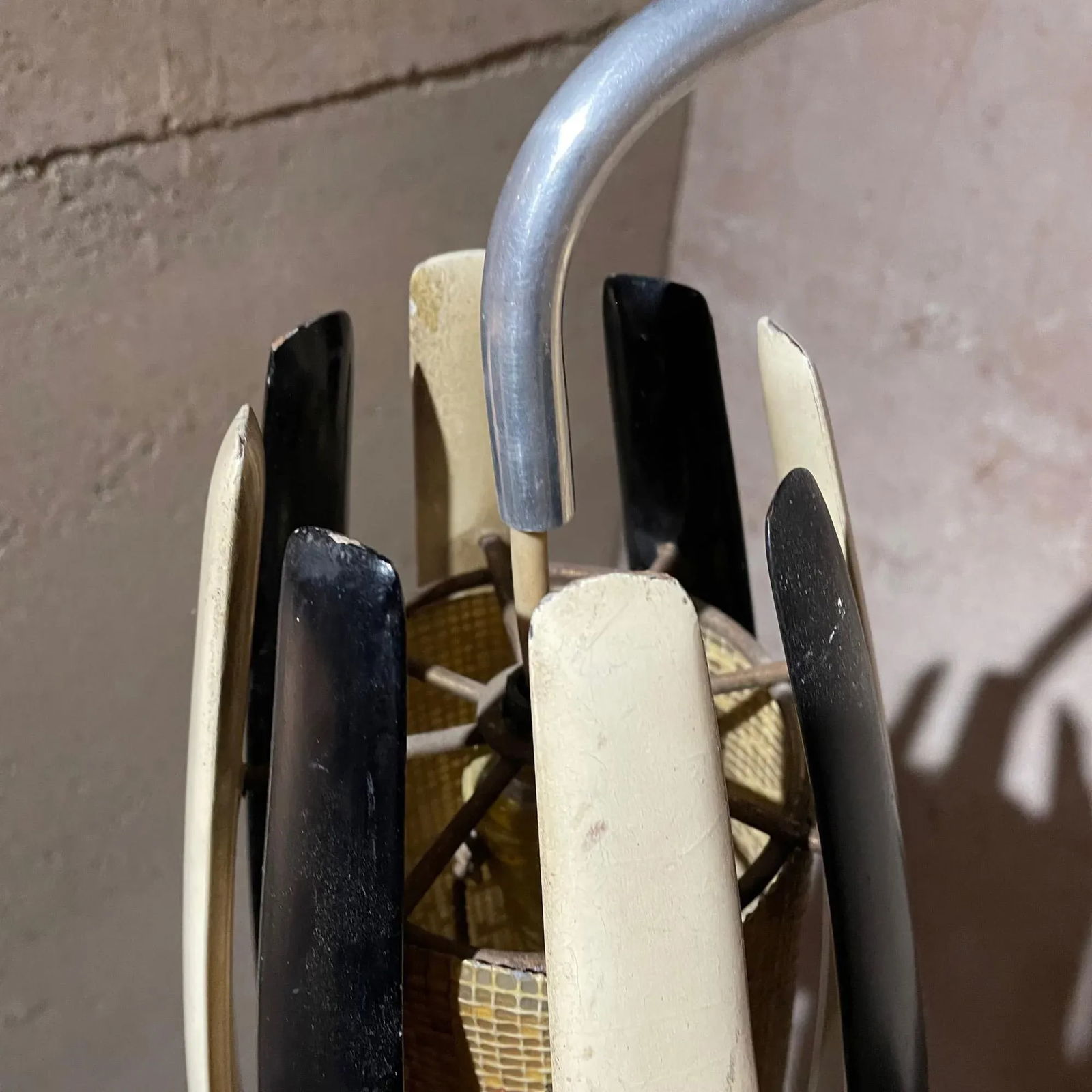 Mid-Century Modern Ebony & Ivory Mahogany Wall Sconce Eugenio Escudero Mexico - 2