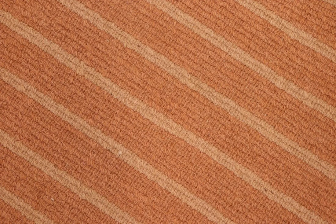 1980s 1980s Vintage Nepalese Rust/Tan Wool Rug - 6'0'' X 9'0'' - 8