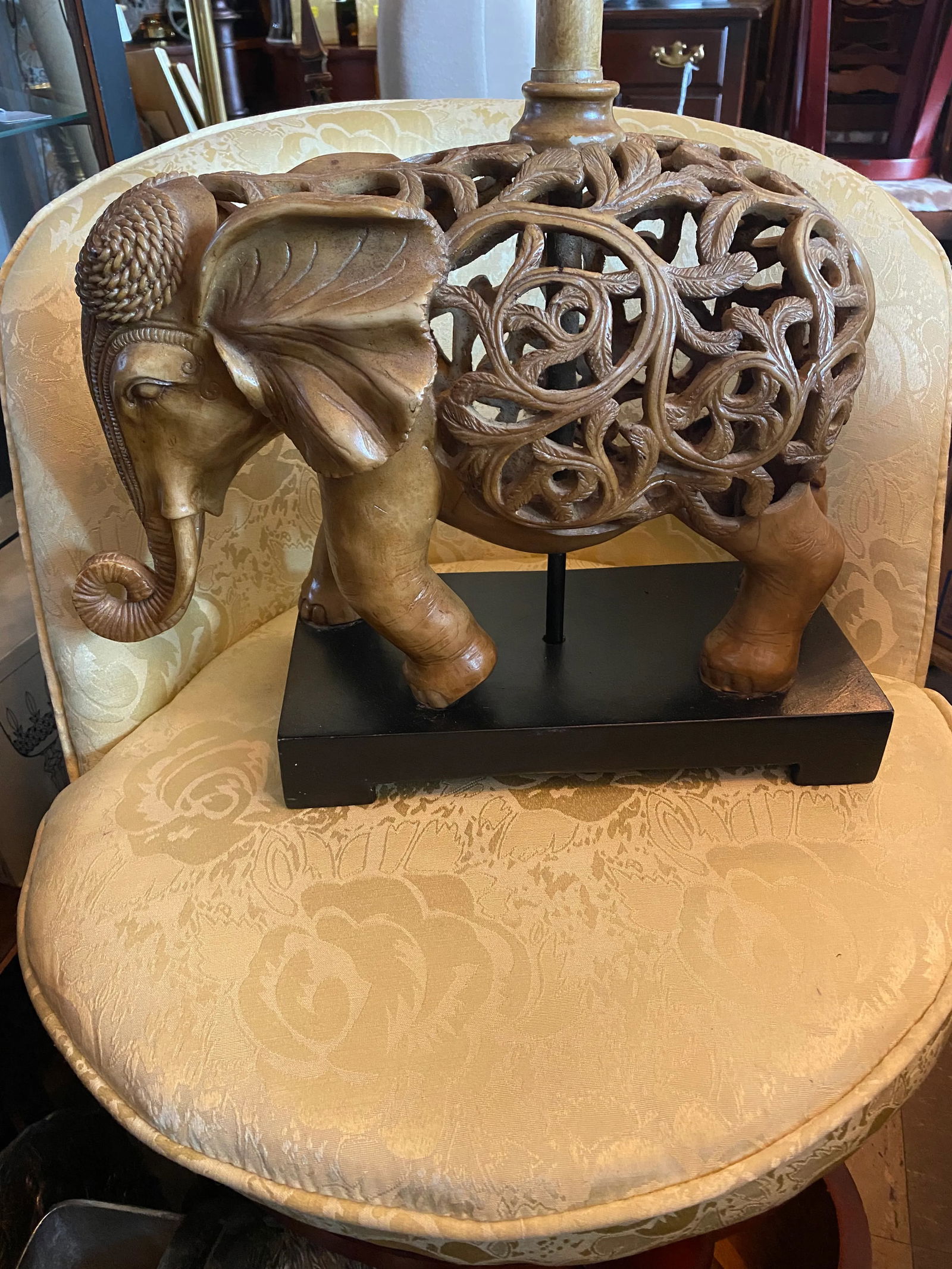 1970s Large Elephant Lamp - 5