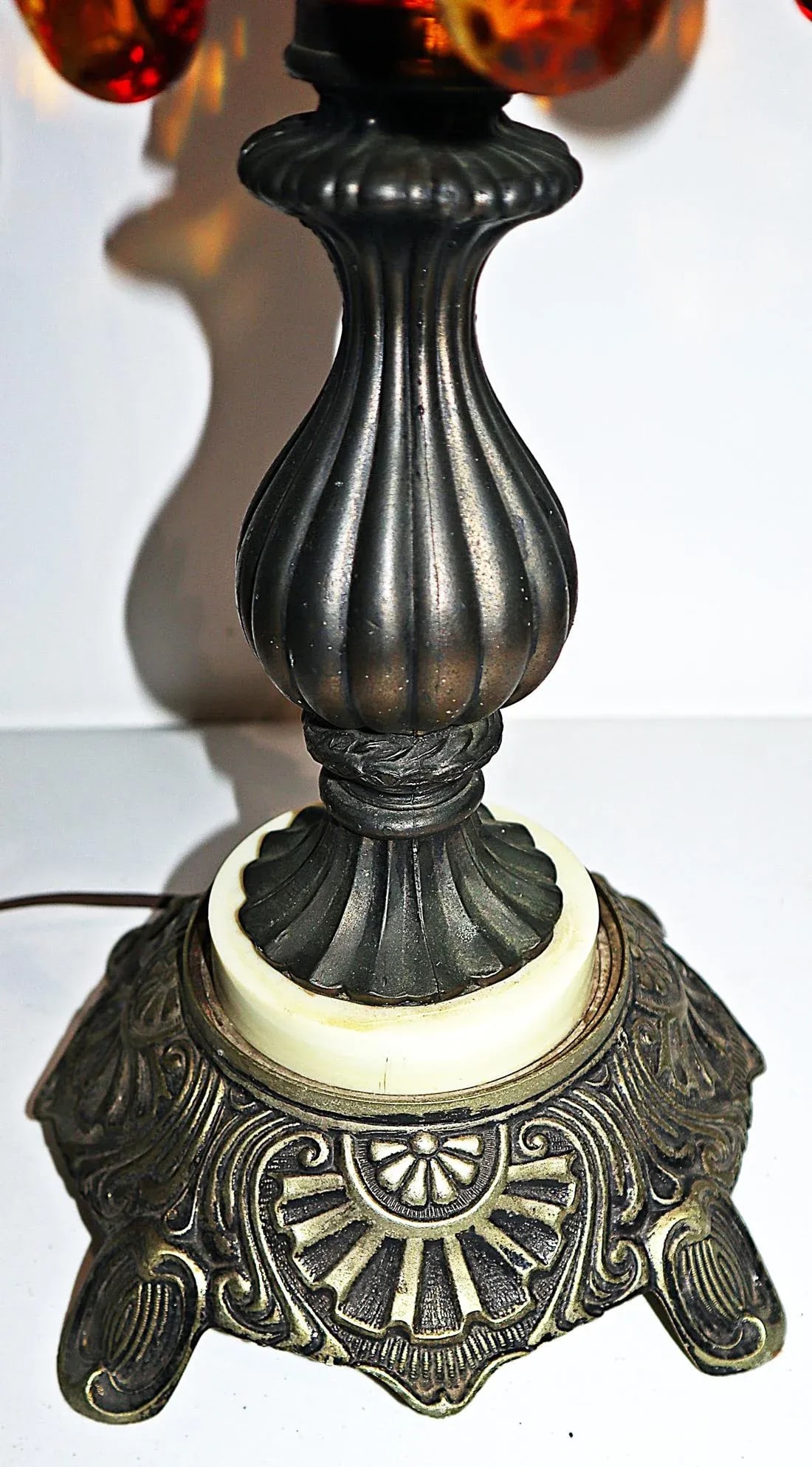 Hollywood Regency Crystal Table Lamp - 4