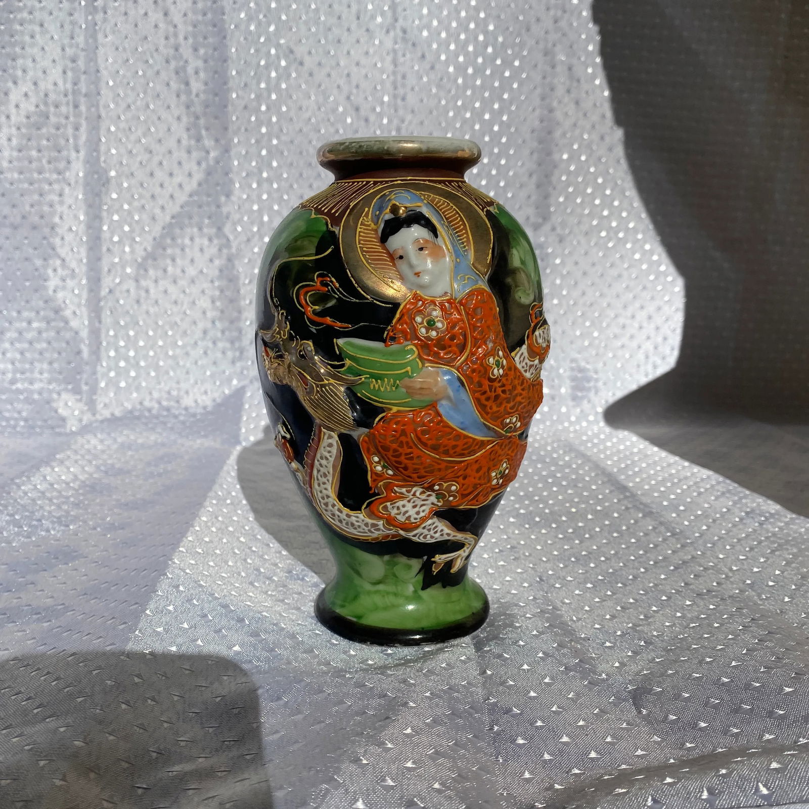 1970s Asian Ceramic Vase - 5