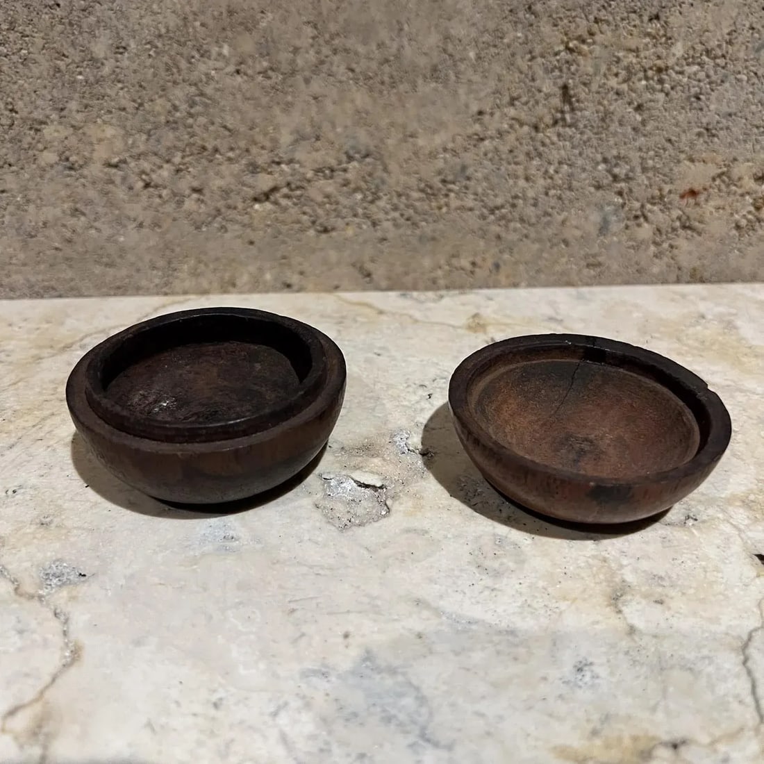 1970s Small Lidded Wood Vessel Container - 10