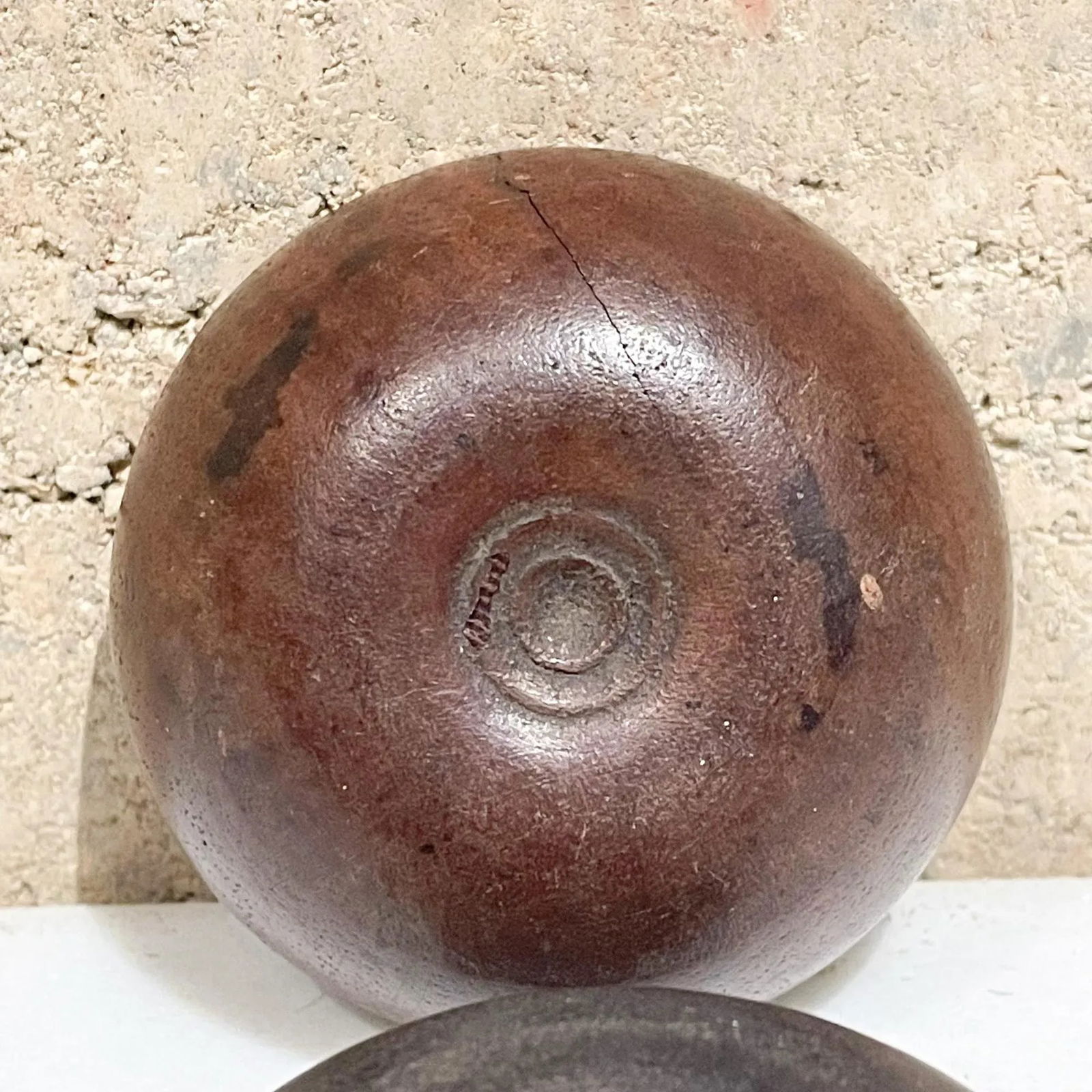 1970s Small Lidded Wood Vessel Container - 8