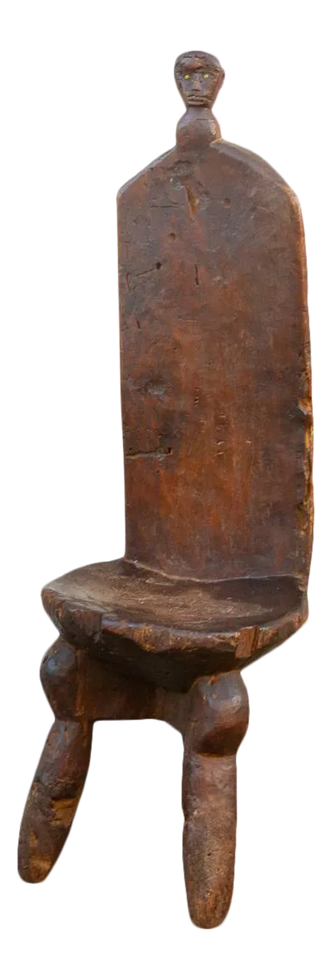 Antique African Tribal Ceremonial Chair (1 of 8)