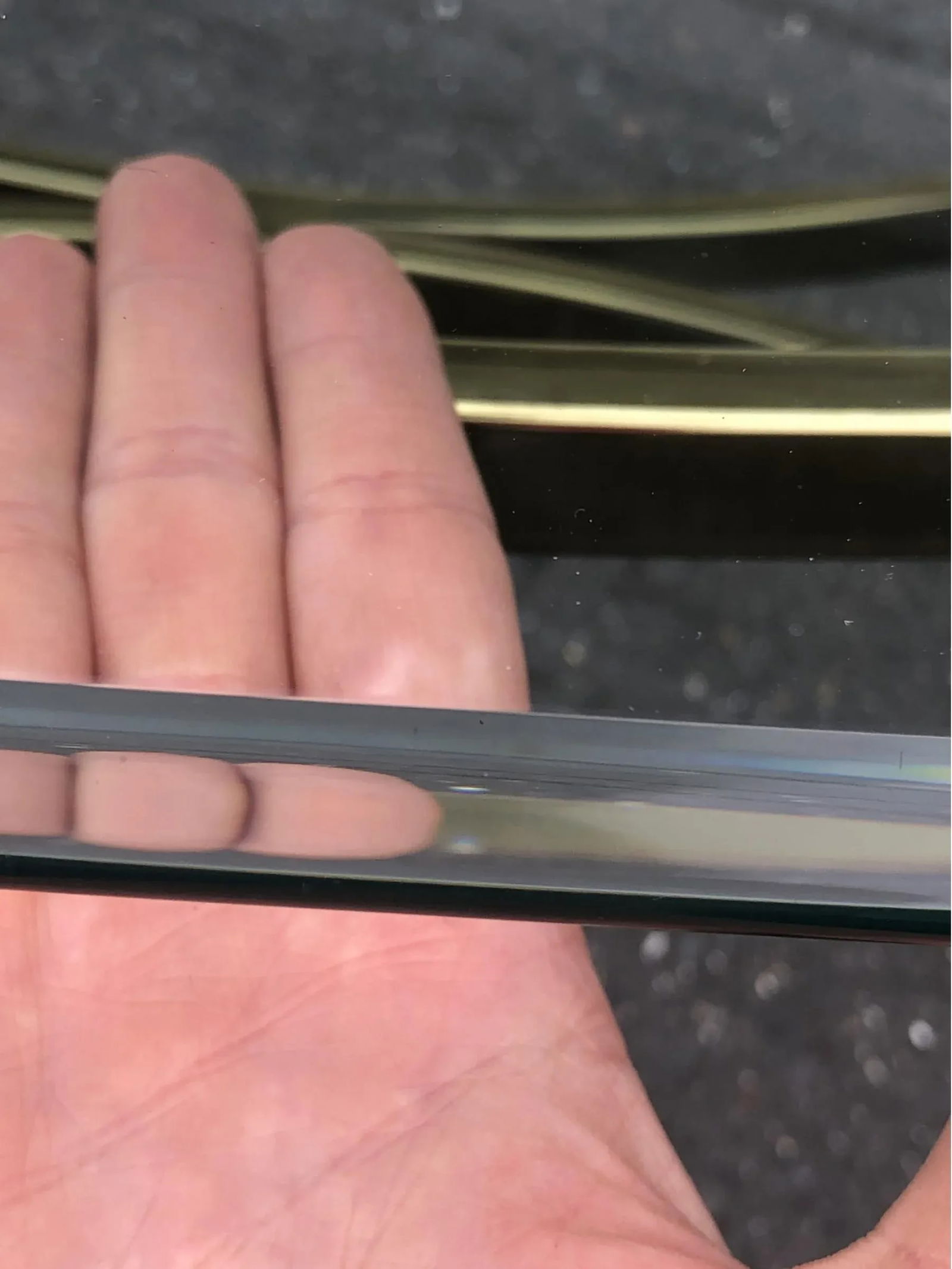 1960s Vintage Art Deco Style Brass Oval Coffee Table - 4