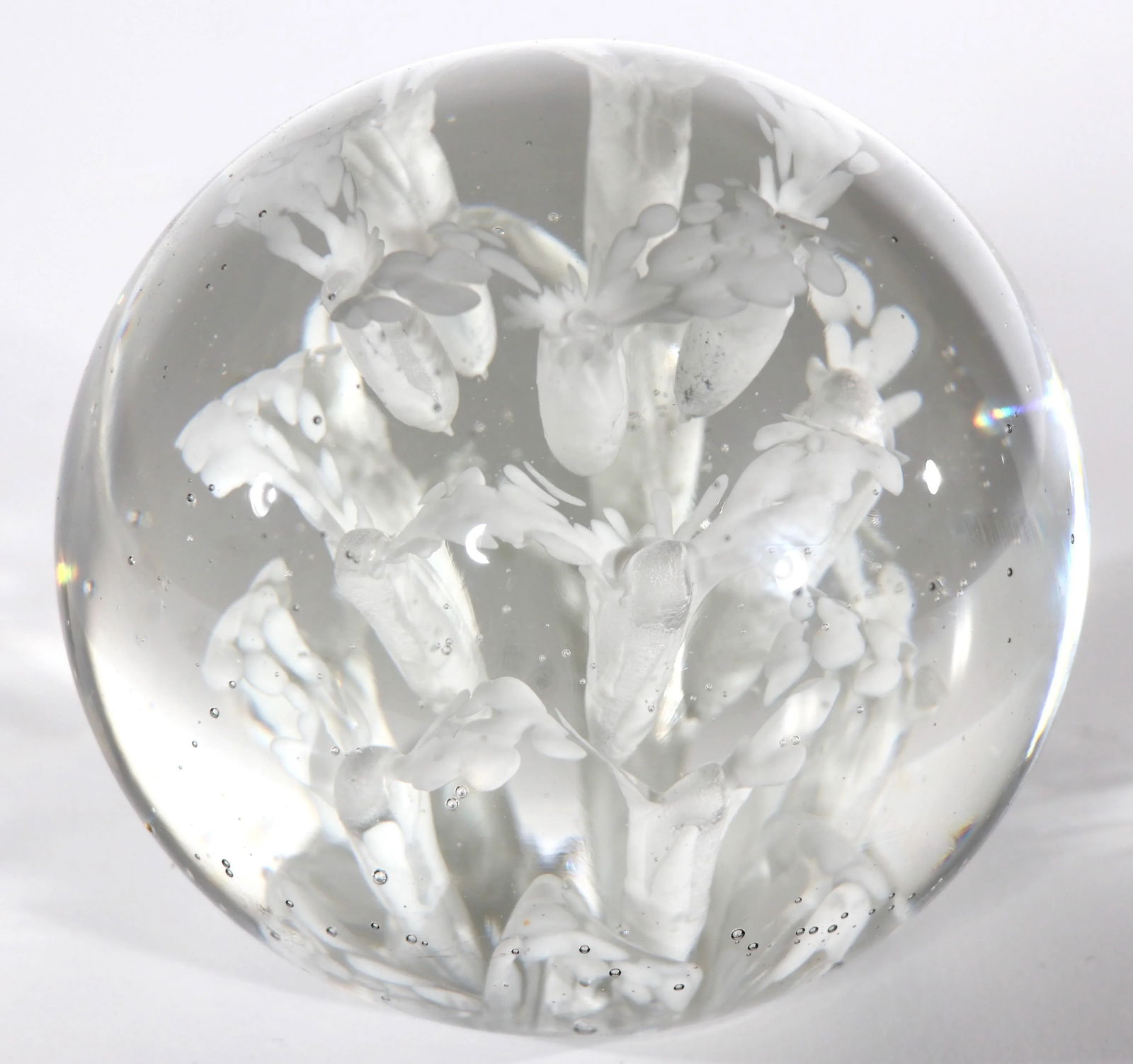 Large Art Glass Paper Weight - 10