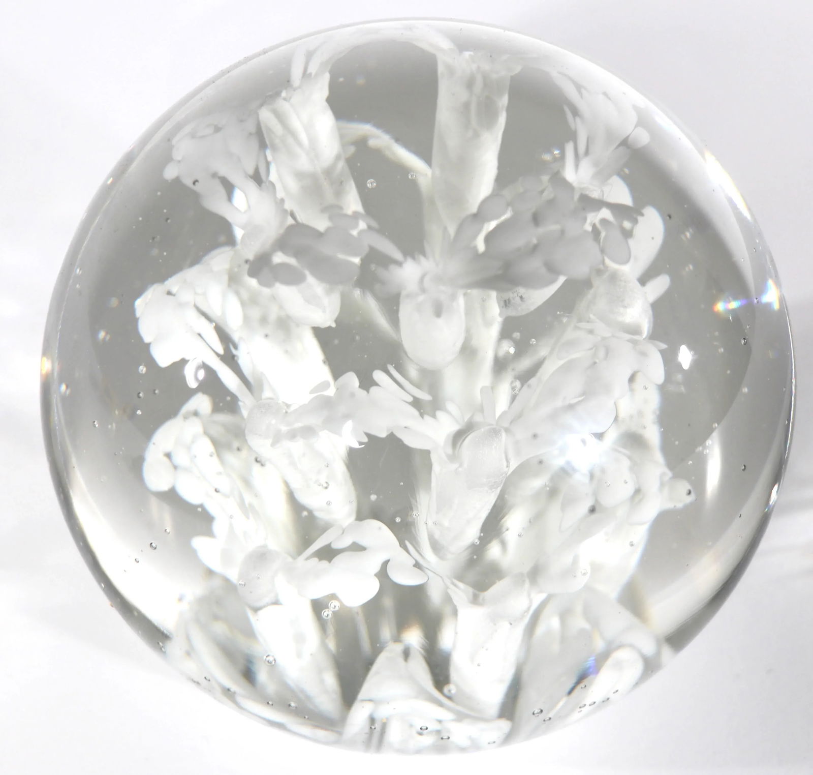 Large Art Glass Paper Weight - 9