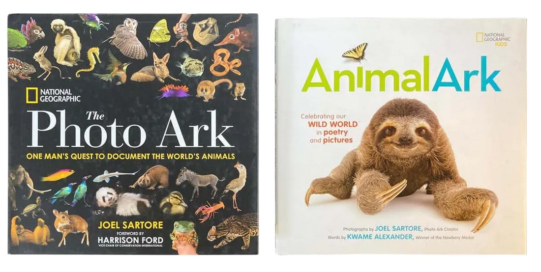 National Geographic The Photo Ark The Quest to Document the World's Animals - A Pair: National Geographic The Photo Ark: One Man's Quest to Document the World's Animals. Animal Ark: Celebrating our Wild World in Poetry and Pictures (National Geographic Kids) Hardcover – February
