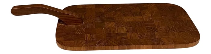 1960s Teakwood Hostess Serving Tray Charcuterie Denmark