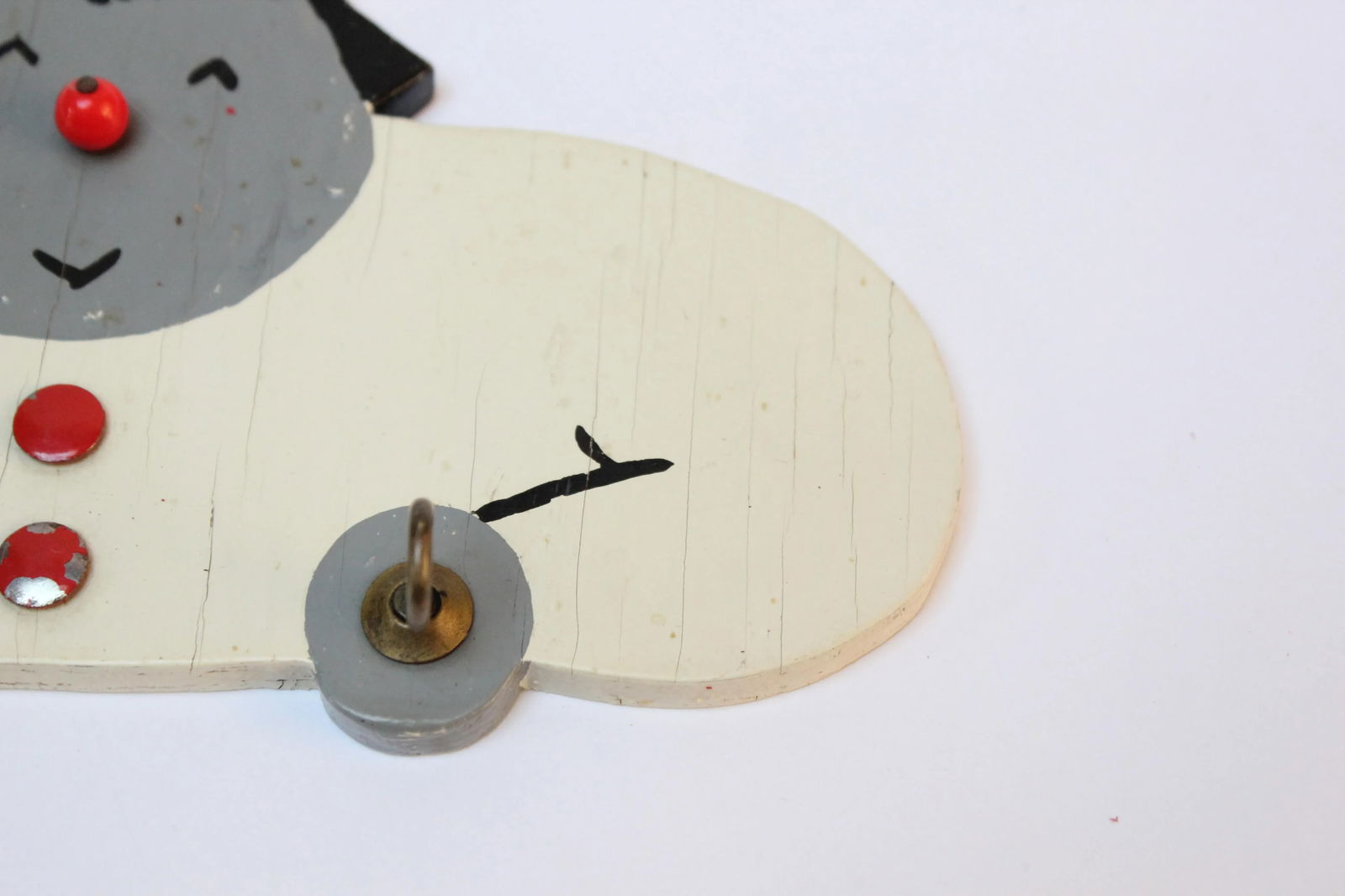 Folk Art "Chef" Wall-Mounted Key Holder - 9