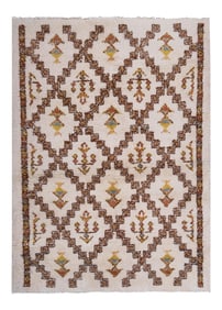 Mid 20th Century Moroccan Rug 5'6" X 7'9"
