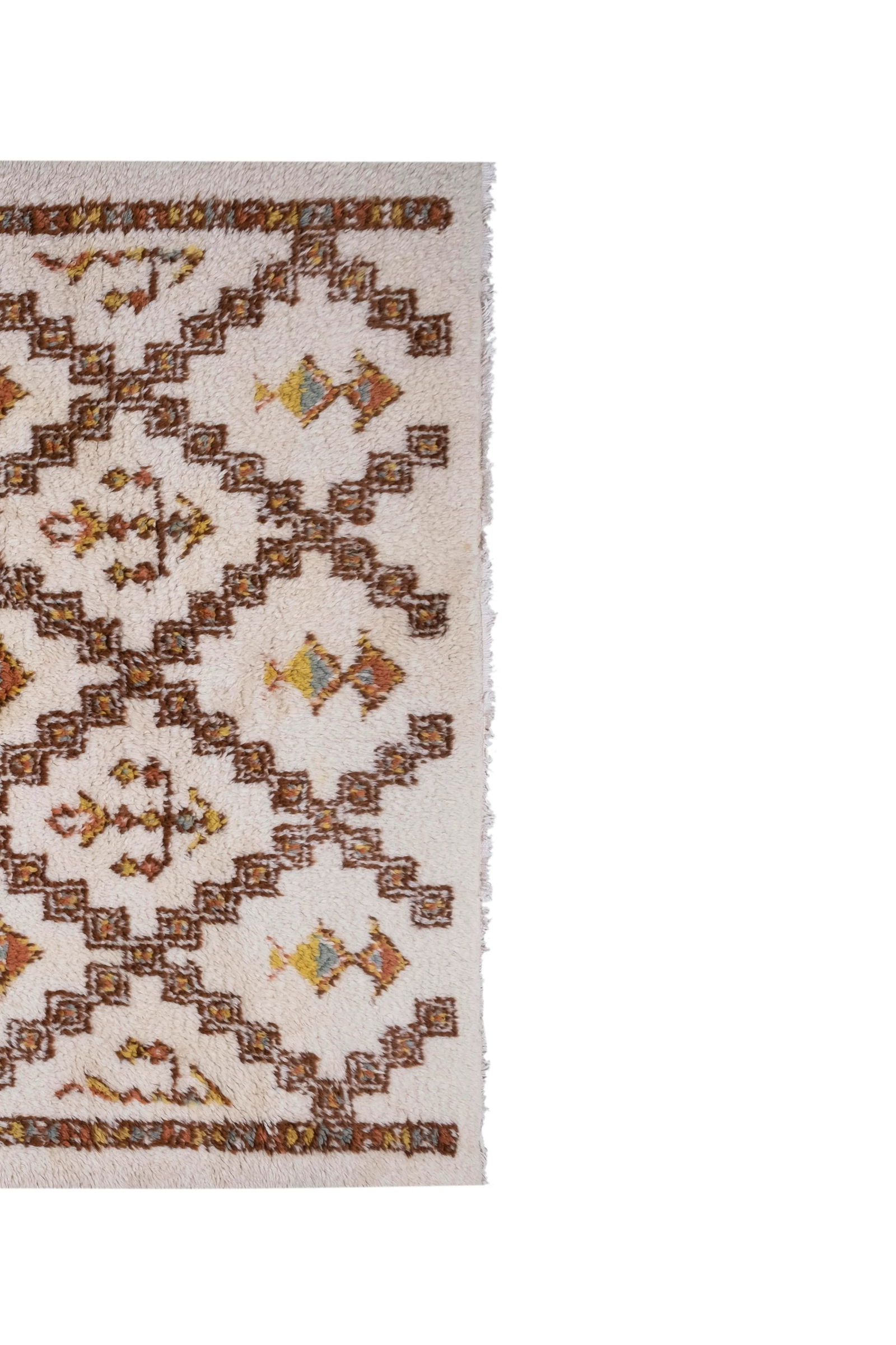 Mid 20th Century Moroccan Rug 5'6" X 7'9" - 3