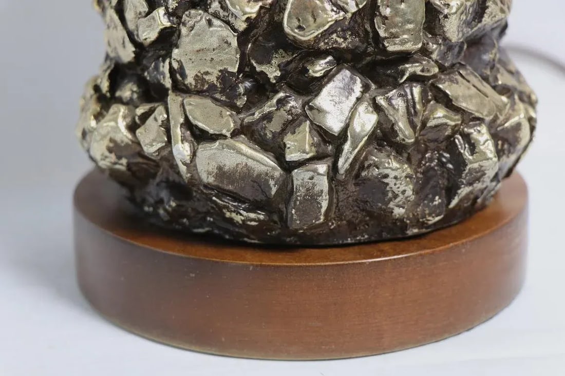 Ceramic Golden Nugget Table Lamp - 4