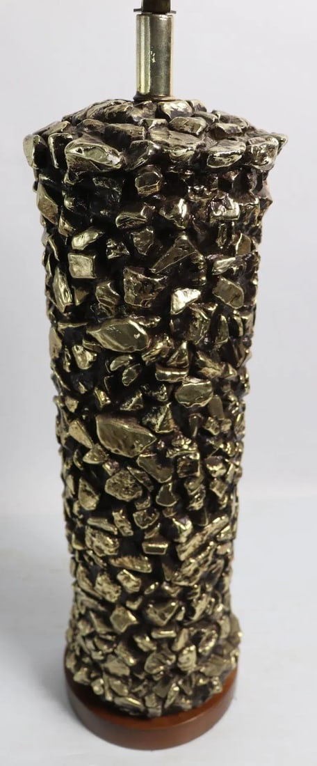 Ceramic Golden Nugget Table Lamp - 8