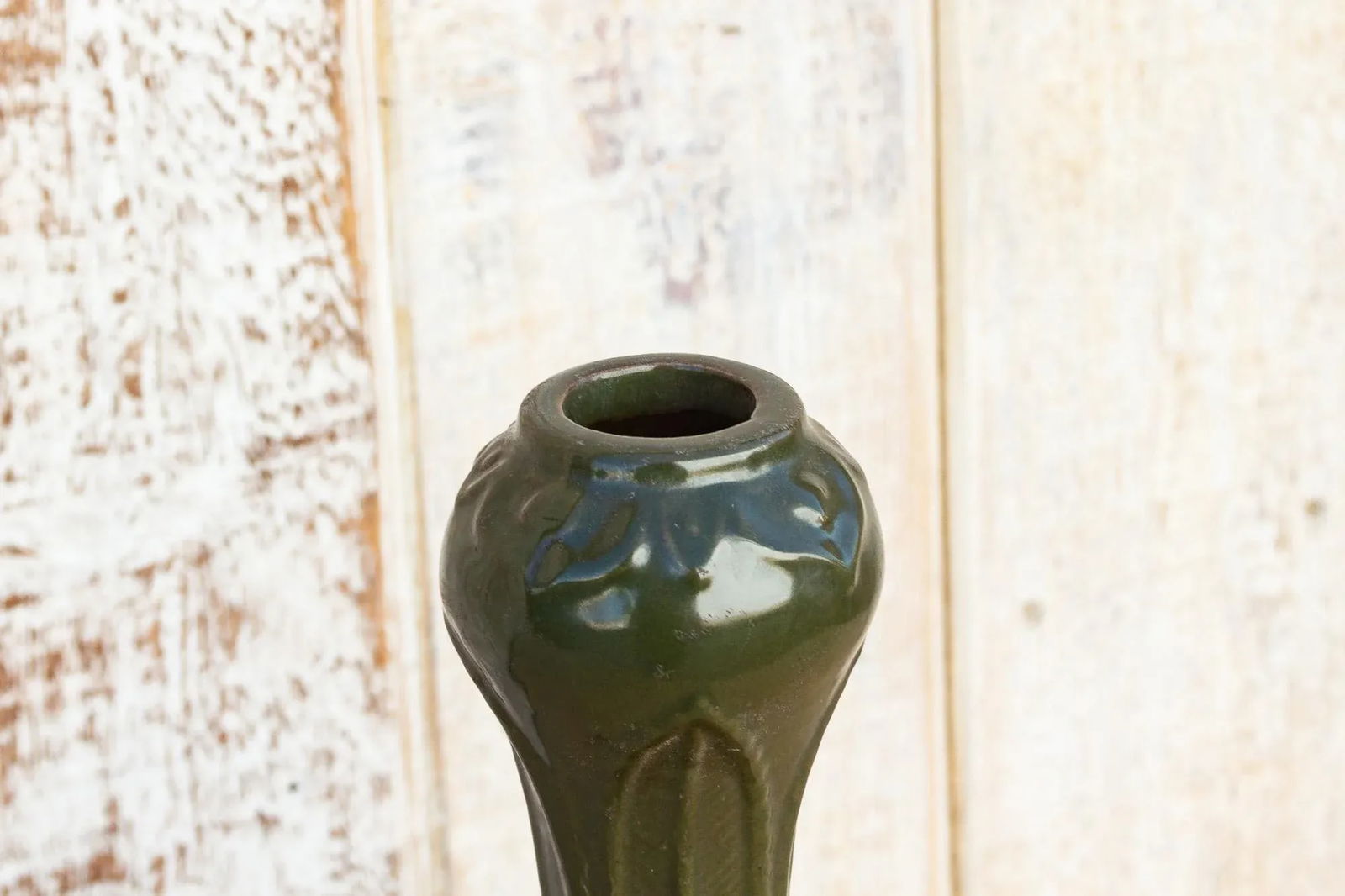 Asian Emerald Green Ceramic Vessel - 5