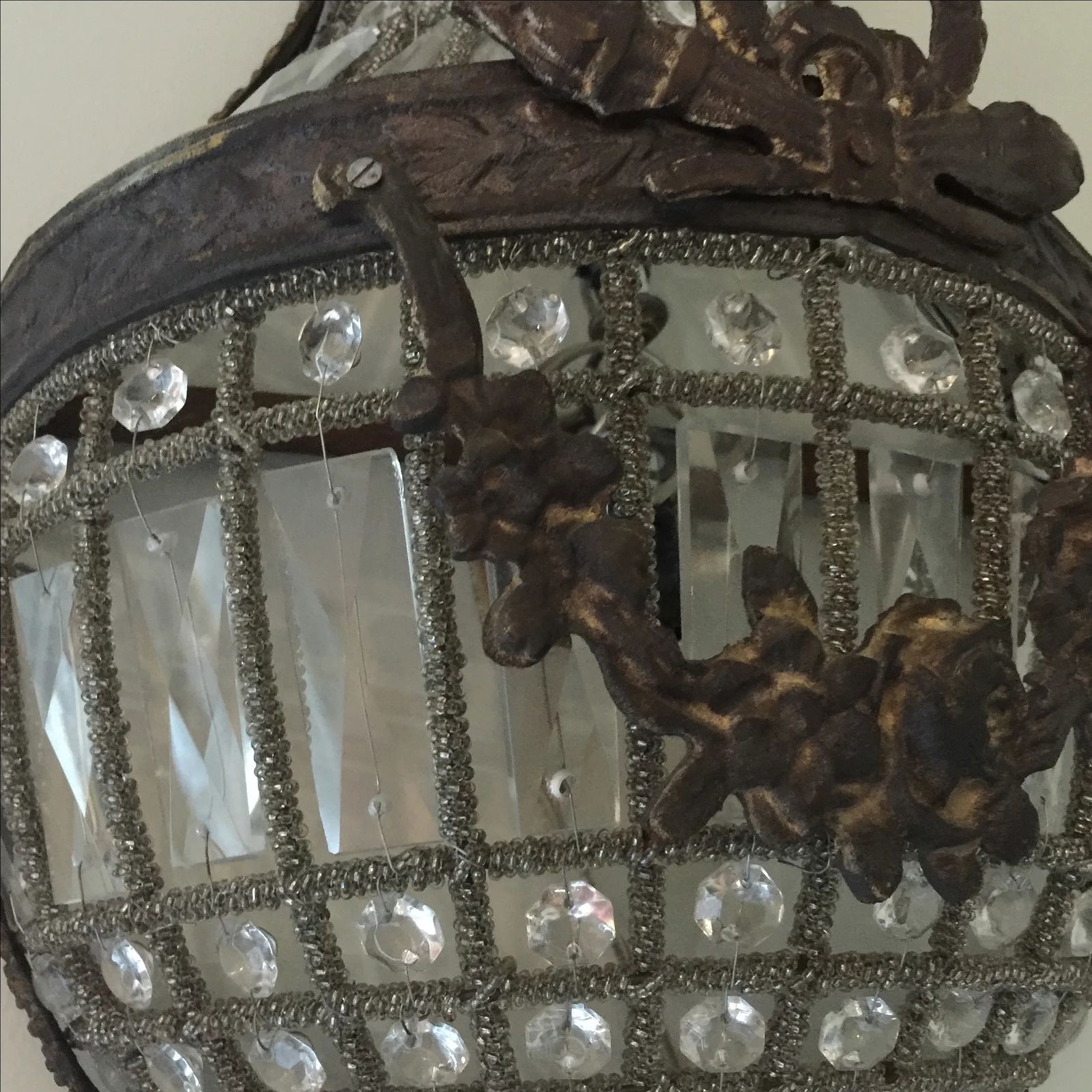 1970s Swedish Style Garland Swag Sconce - 3