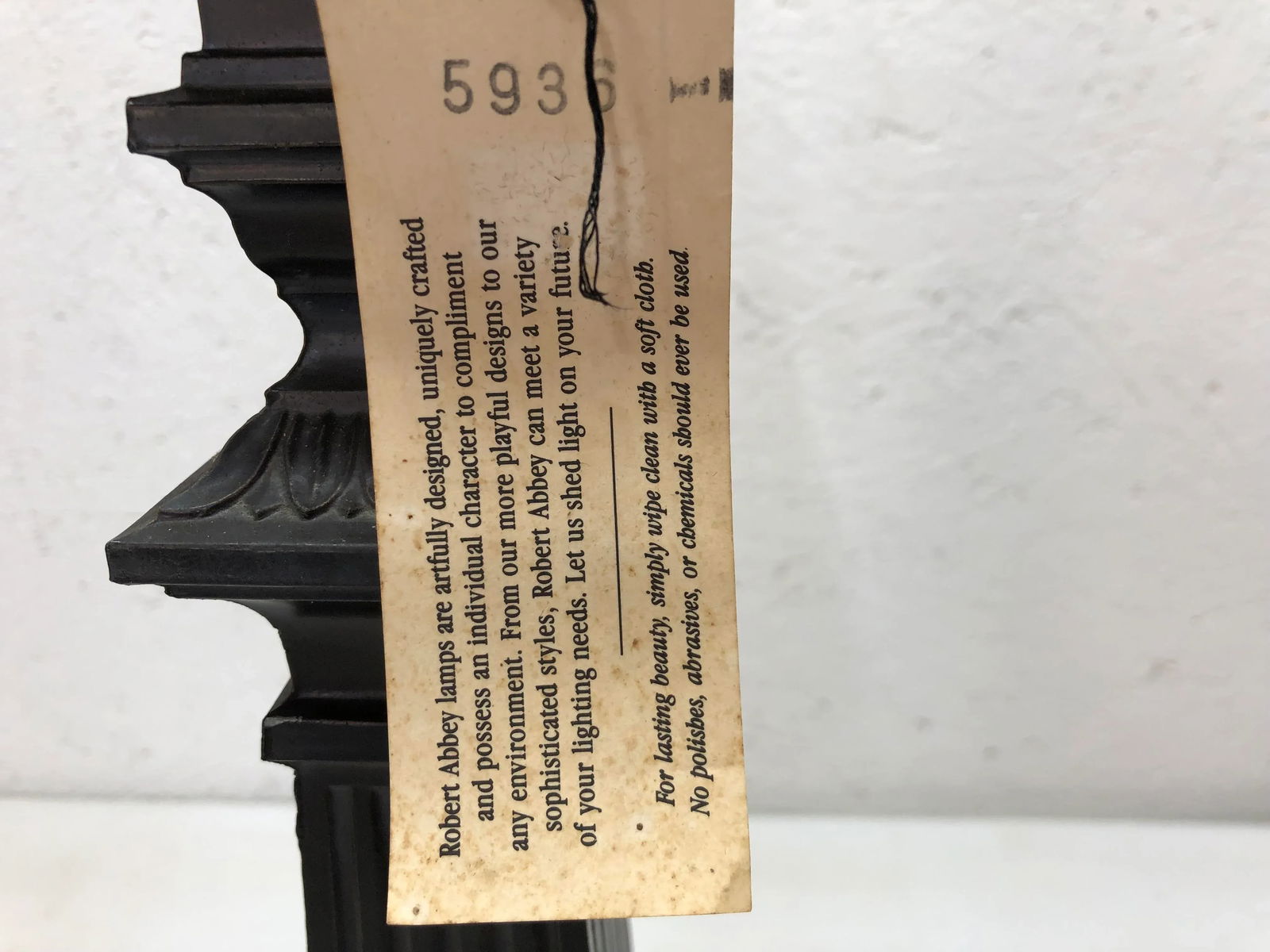 Vintage Robert Abbey Neoclassical Style Lamp - 11