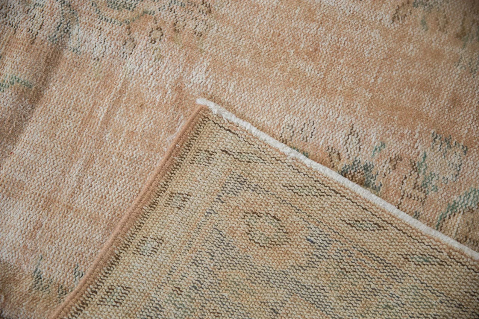 Vintage Distressed Oushak Rug - 6'3" X 9'7" - 9