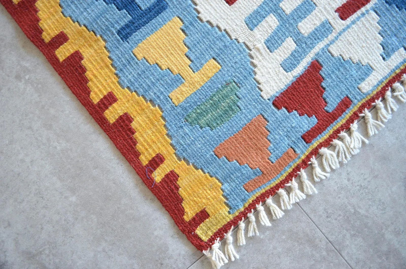 1980s Flatweave Turkish Rug - 6