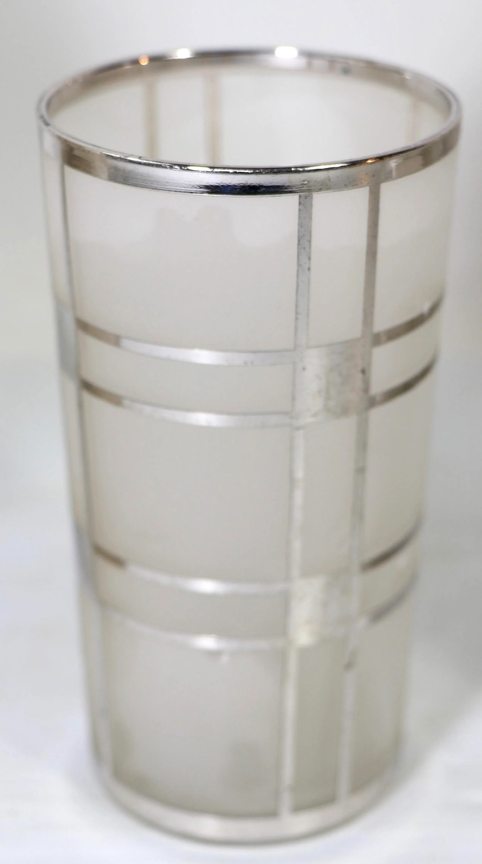 1930s Fostoria Silver Overlay Art Deco Bar Cocktail Set- 13 Pieces - 5