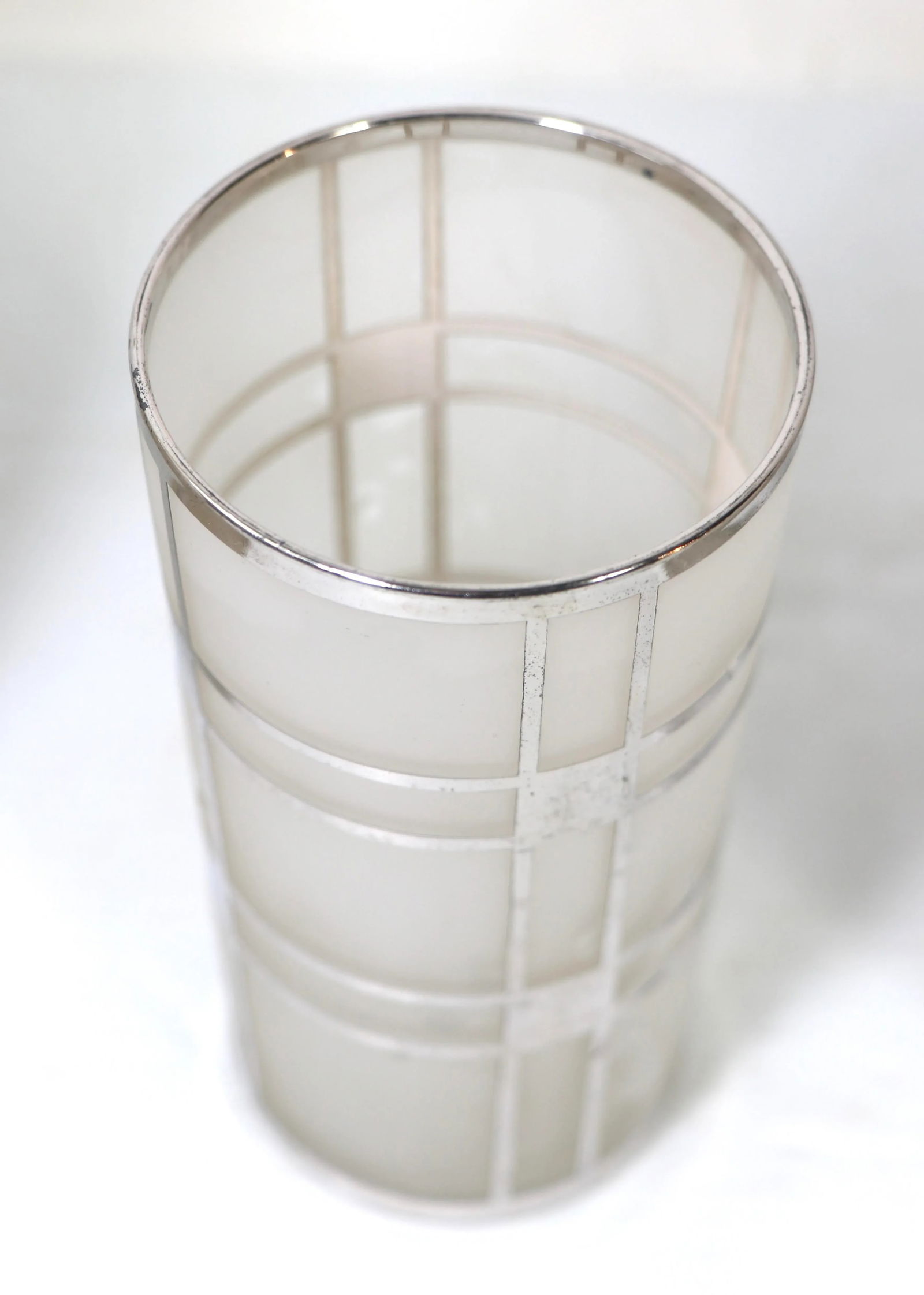 1930s Fostoria Silver Overlay Art Deco Bar Cocktail Set- 13 Pieces - 6