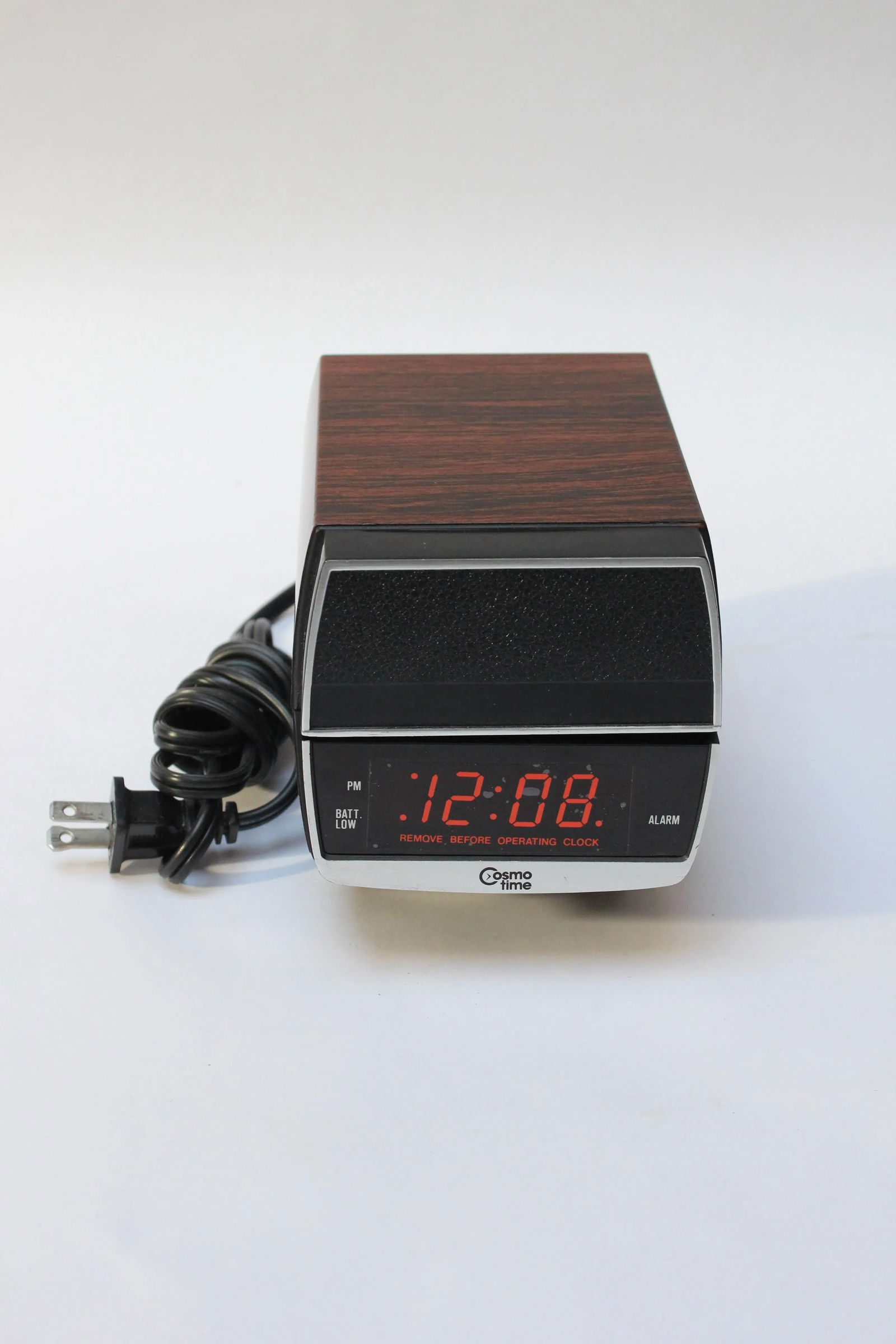 Vintage Collapsible Articulating Alarm Clock Lamp by Cosmo Time - 6