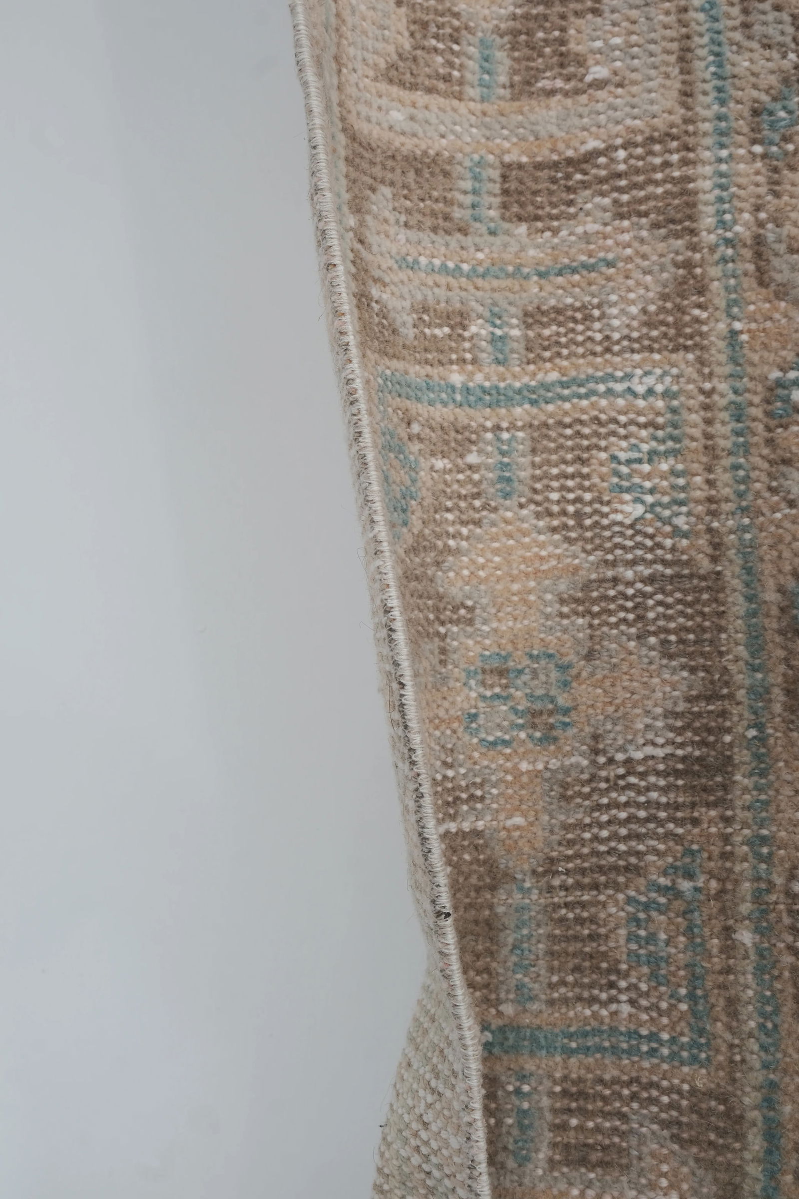 Faded Turkish Oushak Rug Runner 2'6" X 9'9" - 6