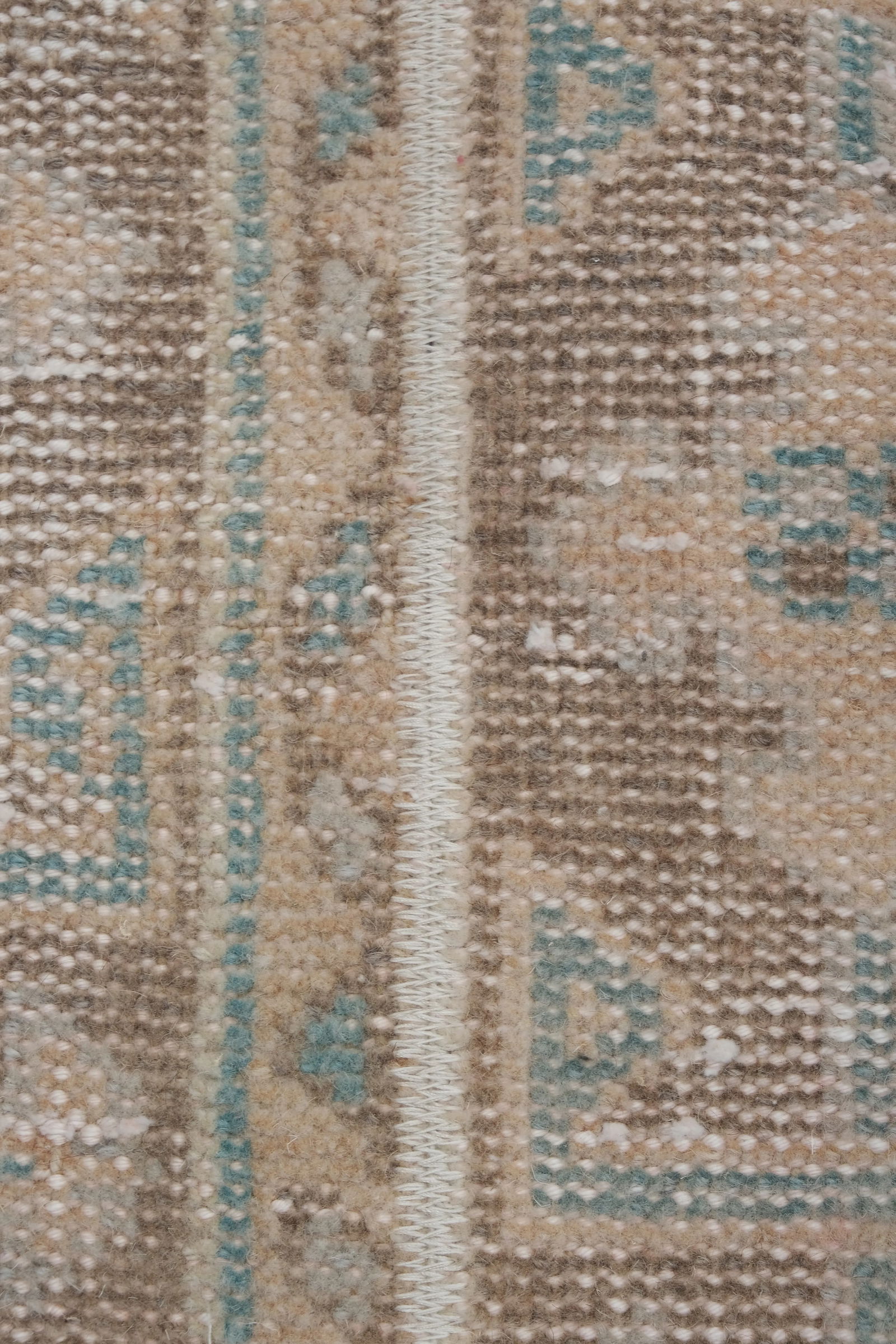 Faded Turkish Oushak Rug Runner 2'6" X 9'9" - 7