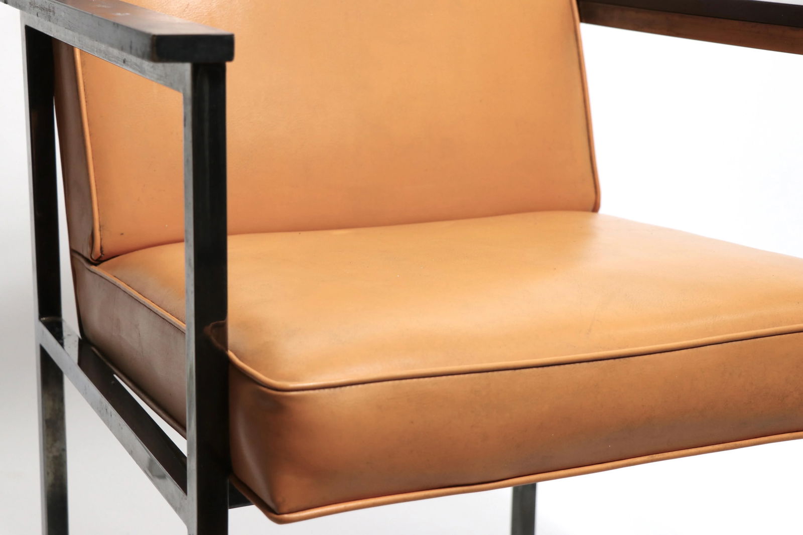 Mid Century Paddle Arm Chair After Nelson - 11