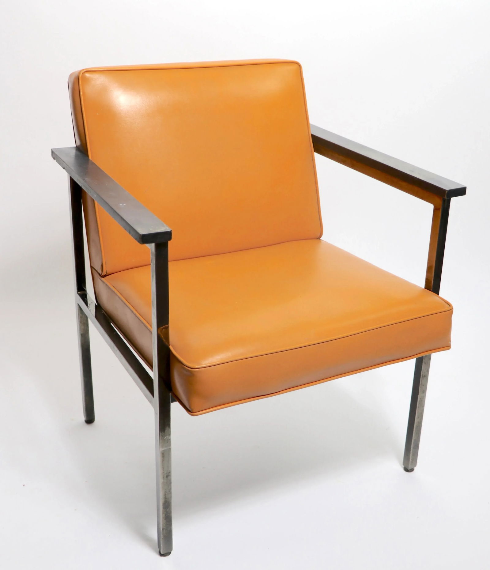 Mid Century Paddle Arm Chair After Nelson - 13