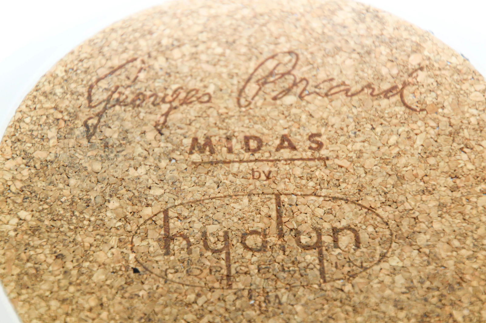 Georges Briard Midas Hyalyn Porcelain Ashtray with Gold Design - 3