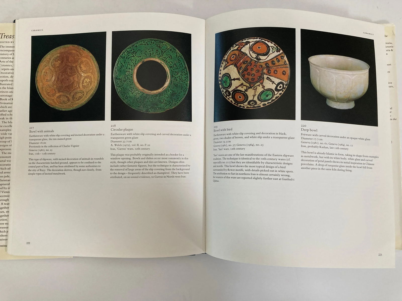 Treasures of Islam Collectible Art Book by Toby Folk 1985 - 11