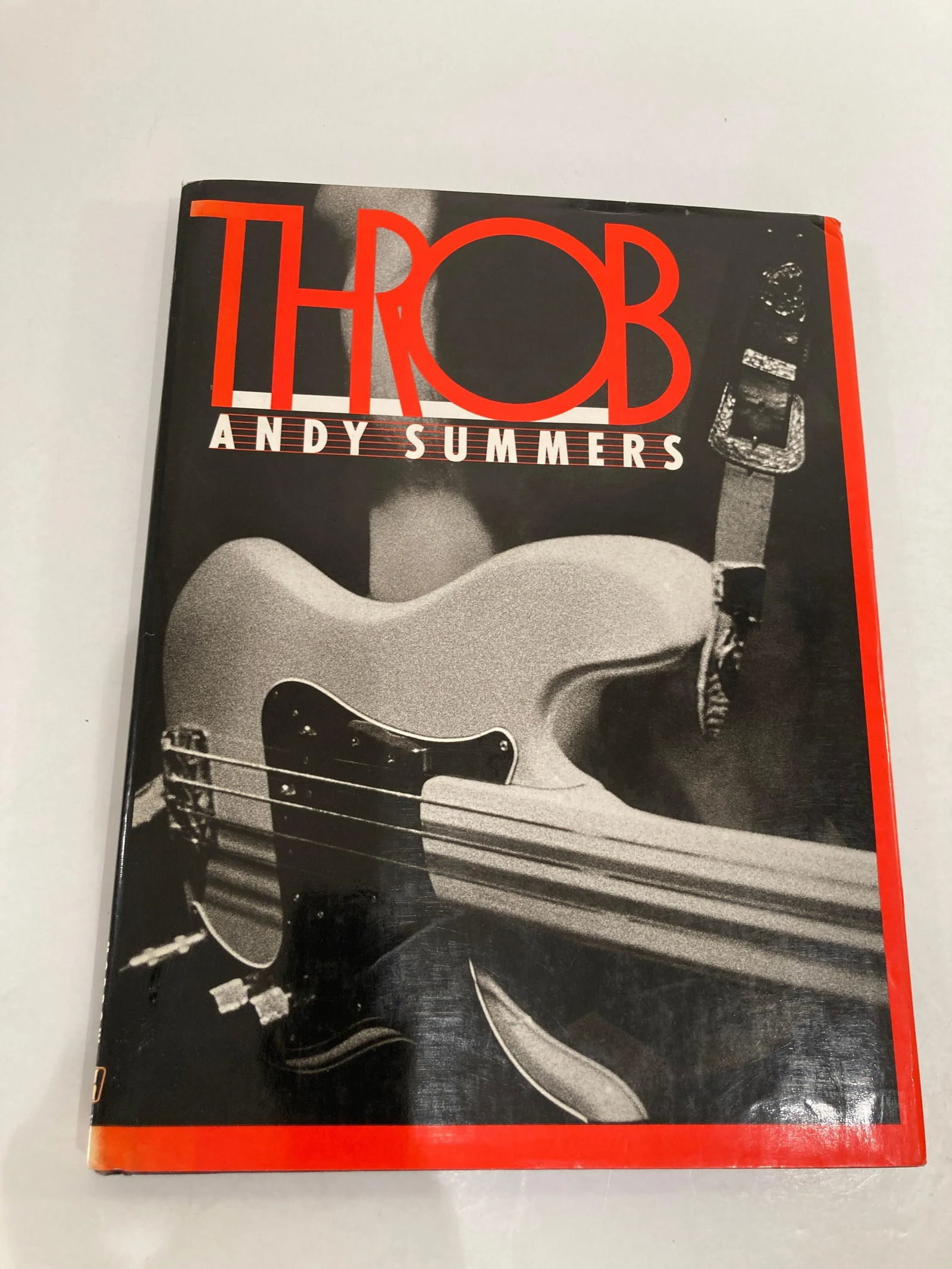 Andy Summers "Throb" 1983 Book Signed Autograph Police Photos Collectible - 4