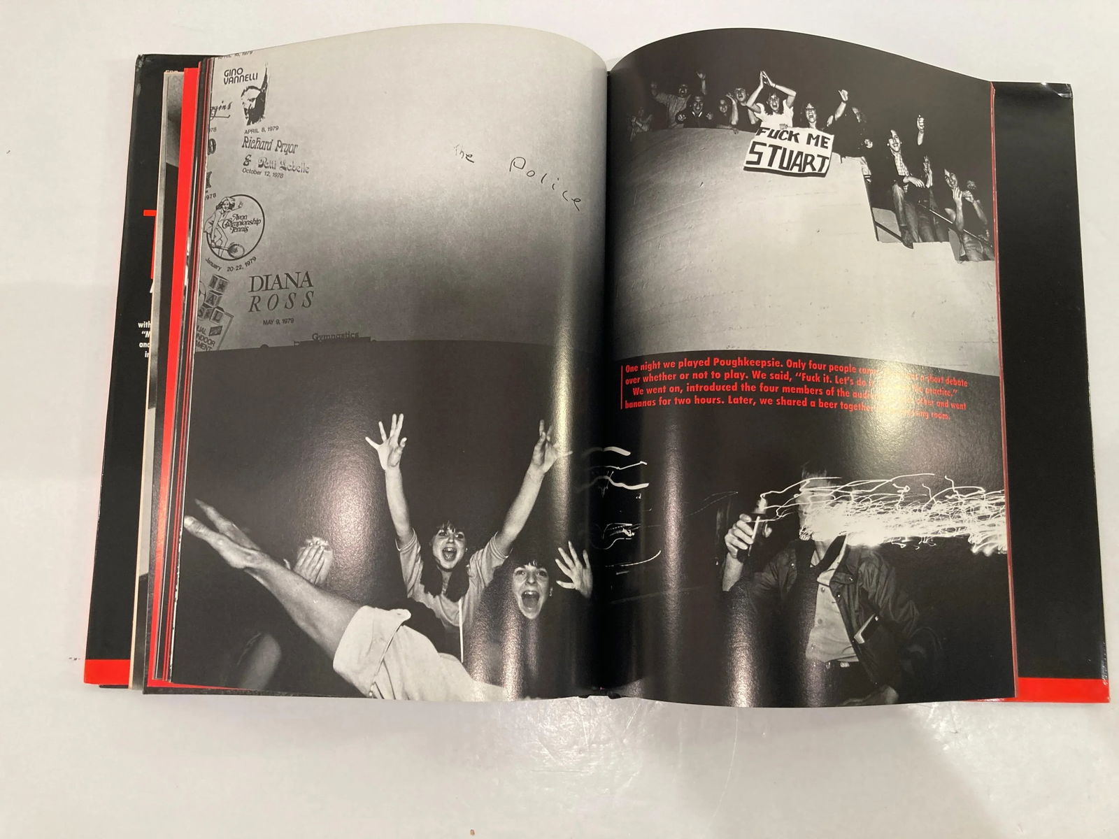 Andy Summers "Throb" 1983 Book Signed Autograph Police Photos Collectible - 9