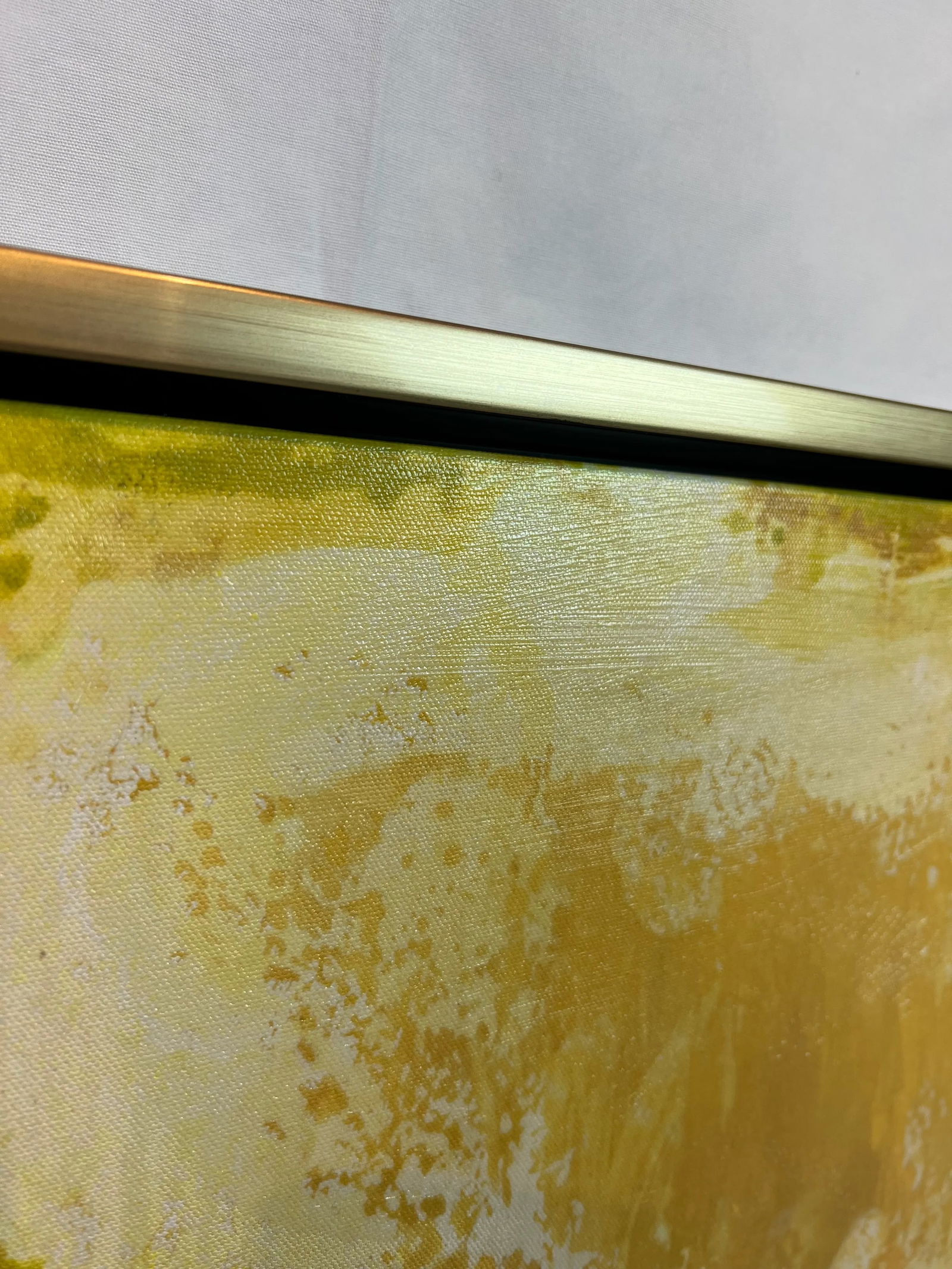 1990s Abstract Giclee Print on Canvas, Framed - 9